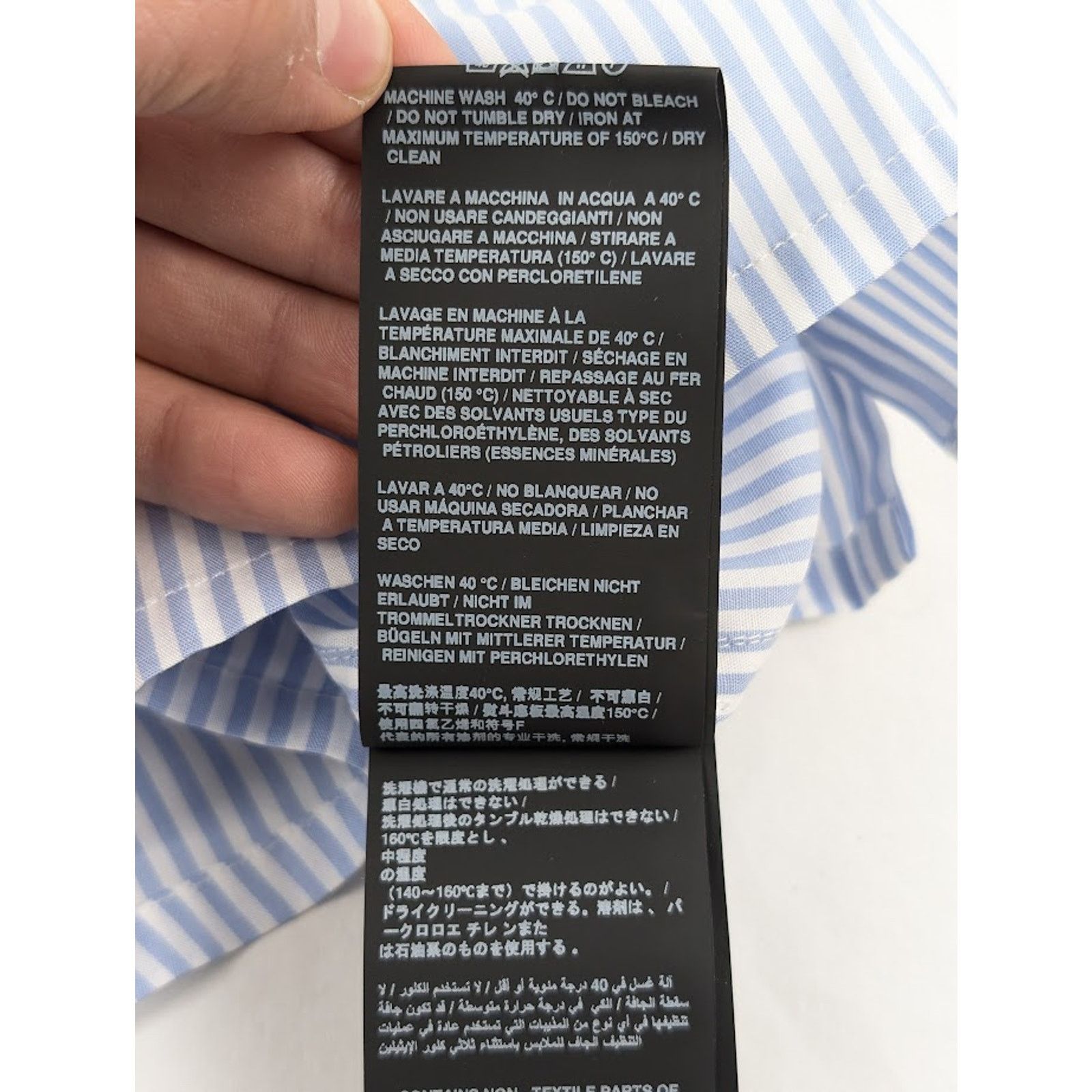 Palm Angels o1rshd1 Q:2/Size: XL / Classic Logo Striped Boxer Light Blue Size US 36 / EU 52 - 16 Thumbnail
