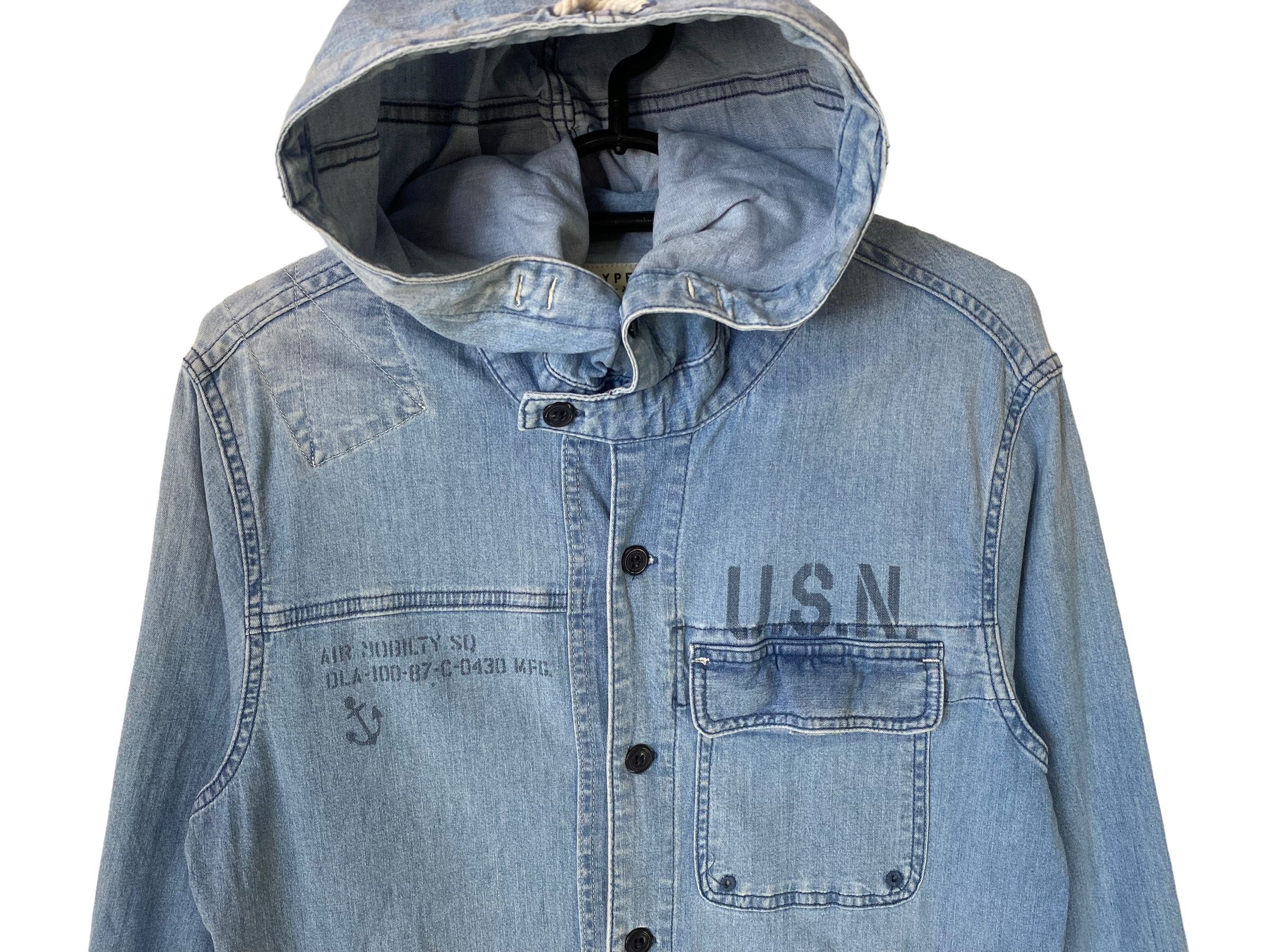 Avirex Avirex United states navy chambray hoodie jacket Size US S / EU 44-46 / 1 - 3 Thumbnail