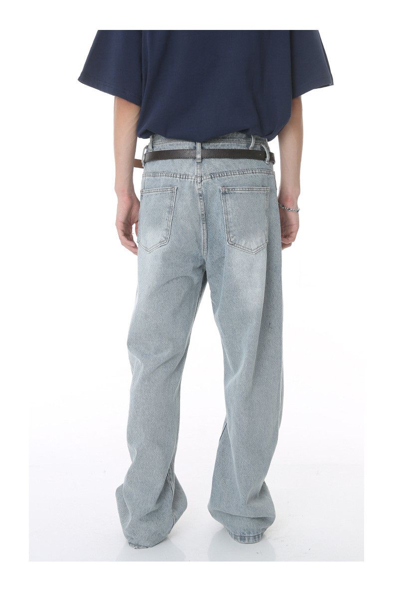 Japanese Brand × Jean Japanese straight light blue double-layer high waist jeans Size US 32 / EU 48 - 6 Thumbnail