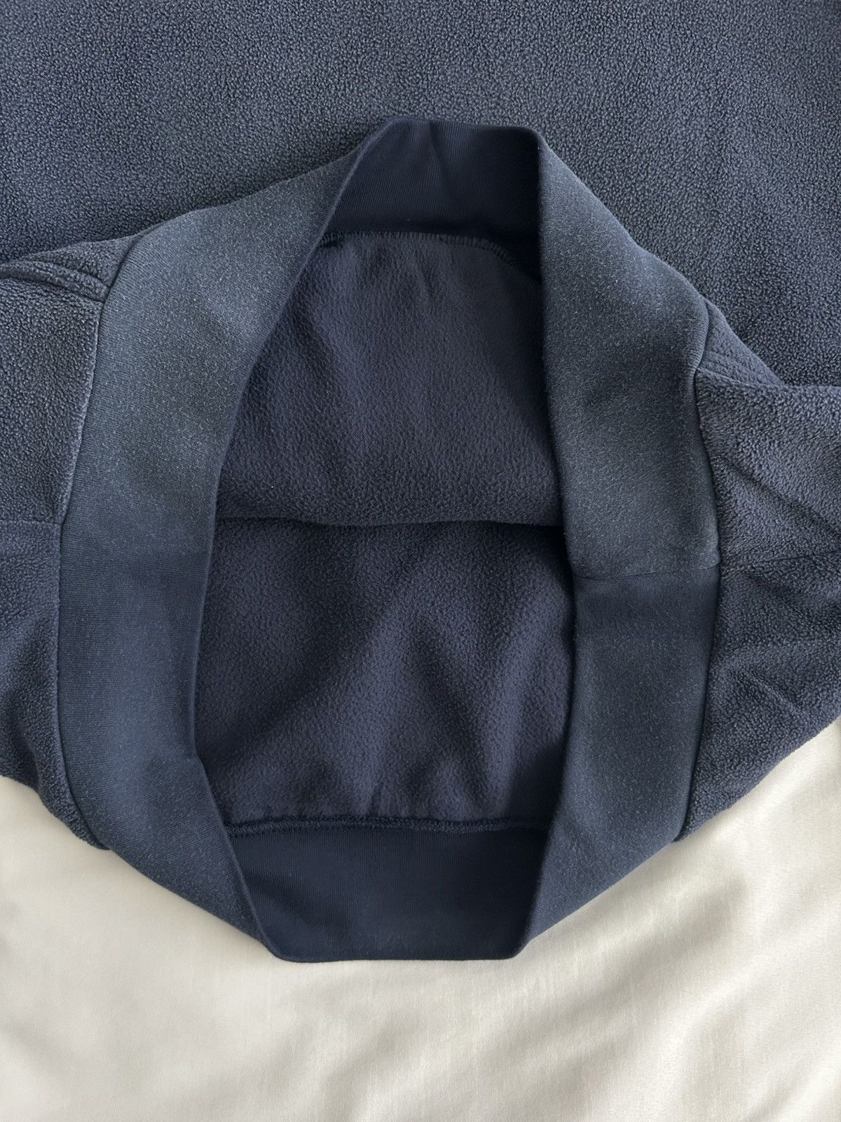 Balenciaga × Gap × Yeezy Yeezy Gap Polar Fleece Hoodie Sweatshirt Navy Size US XXL / EU 58 / 5 - 5 Thumbnail