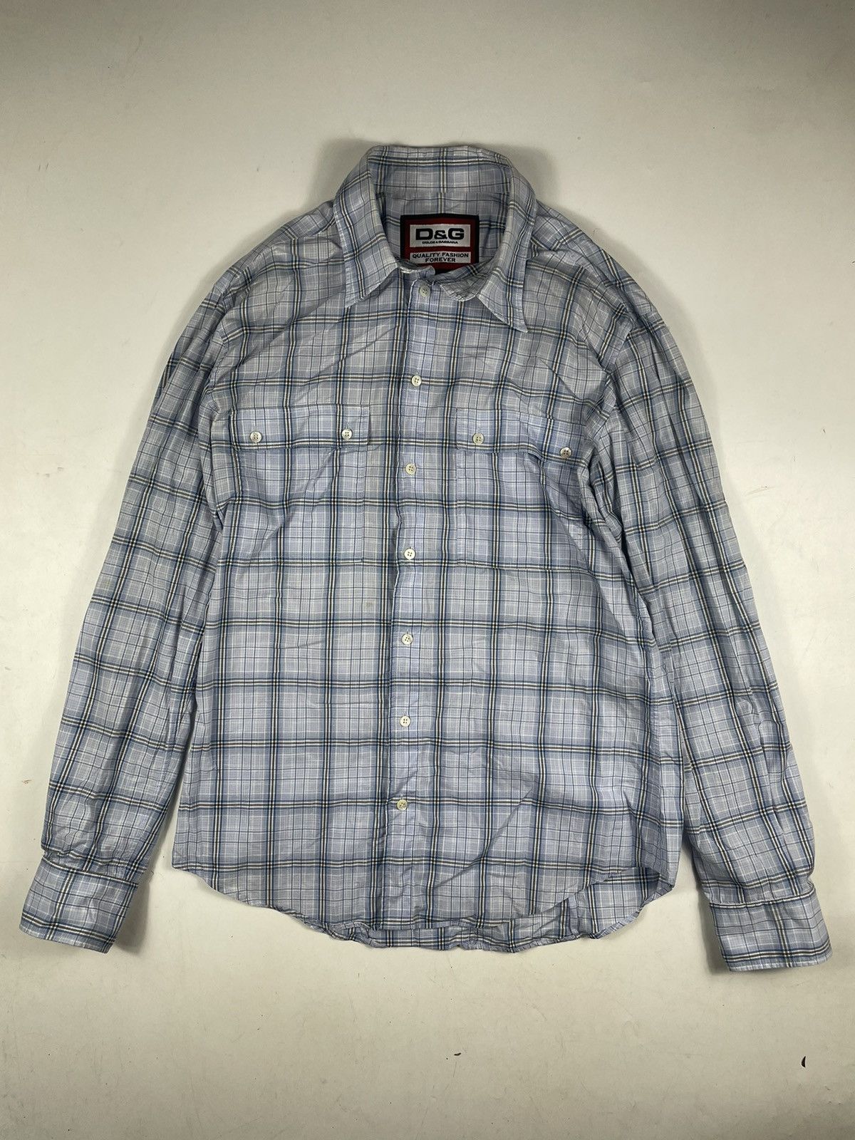 Dolce & Gabbana Dolce & Gabbana D&G striped shirt long rare vintage premium Size US XL / EU 56 / 4 - 1 Thumbnail