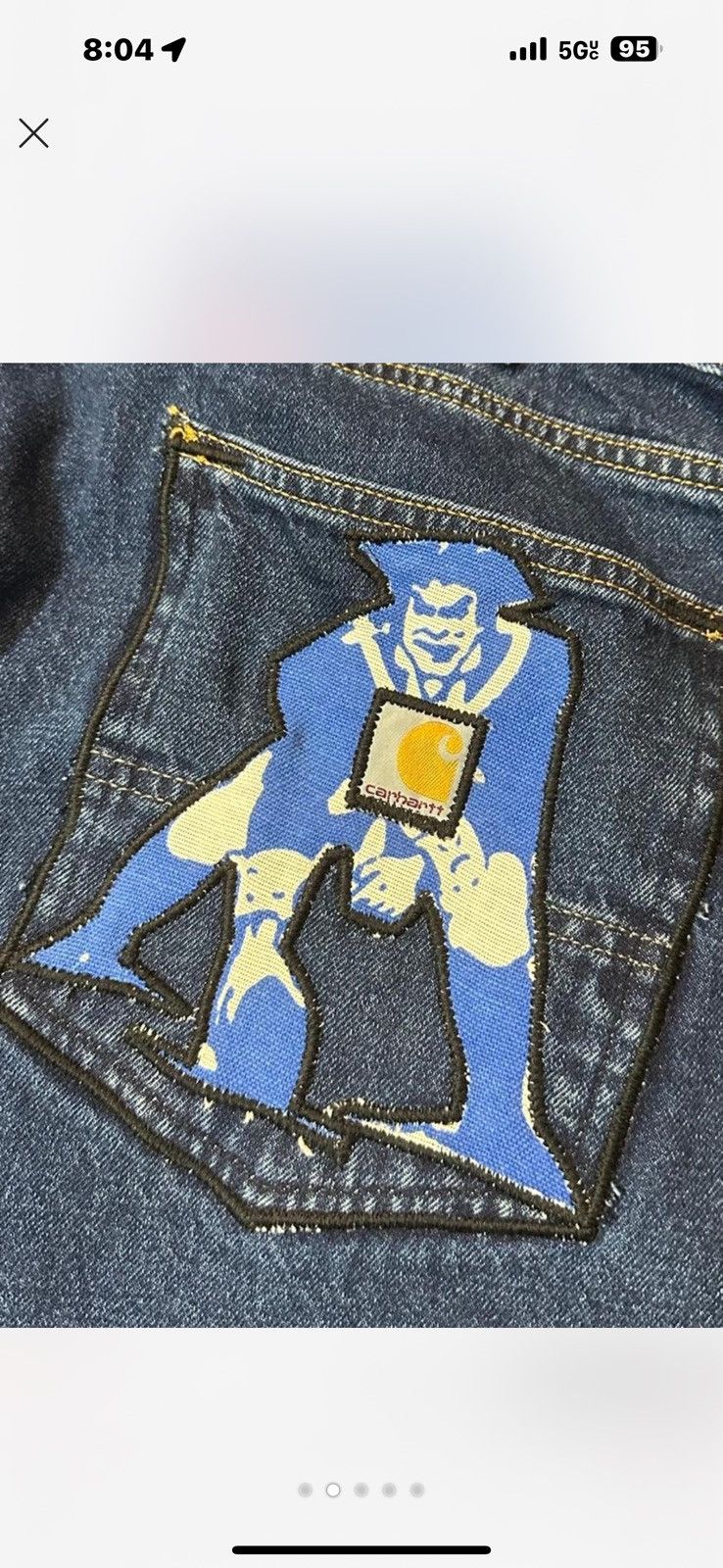 Carhartt custom NFL Carhartt jeans Size US 40 / EU 56 - 2 Thumbnail