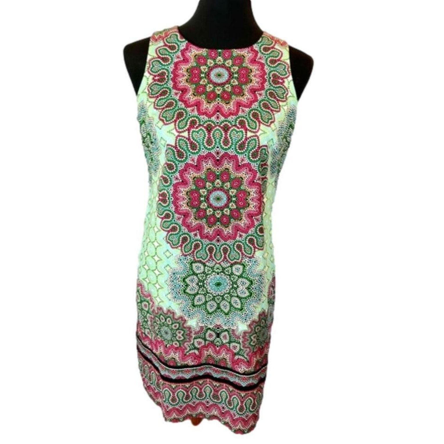 Designer Maggy London Summer Sleeveless Dress | Women’s Size 6 Size M / US 6-8 / IT 42-44 - 1 Thumbnail