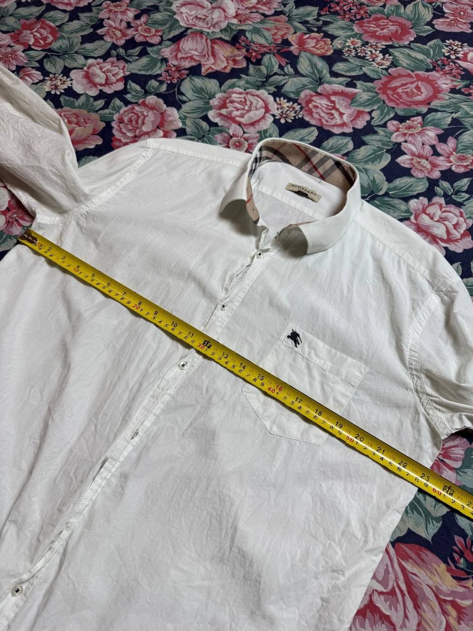 Burberry Vintage Burberry Classic Fit Button Up Shirt Size US XL / EU 56 / 4 - 12 Thumbnail