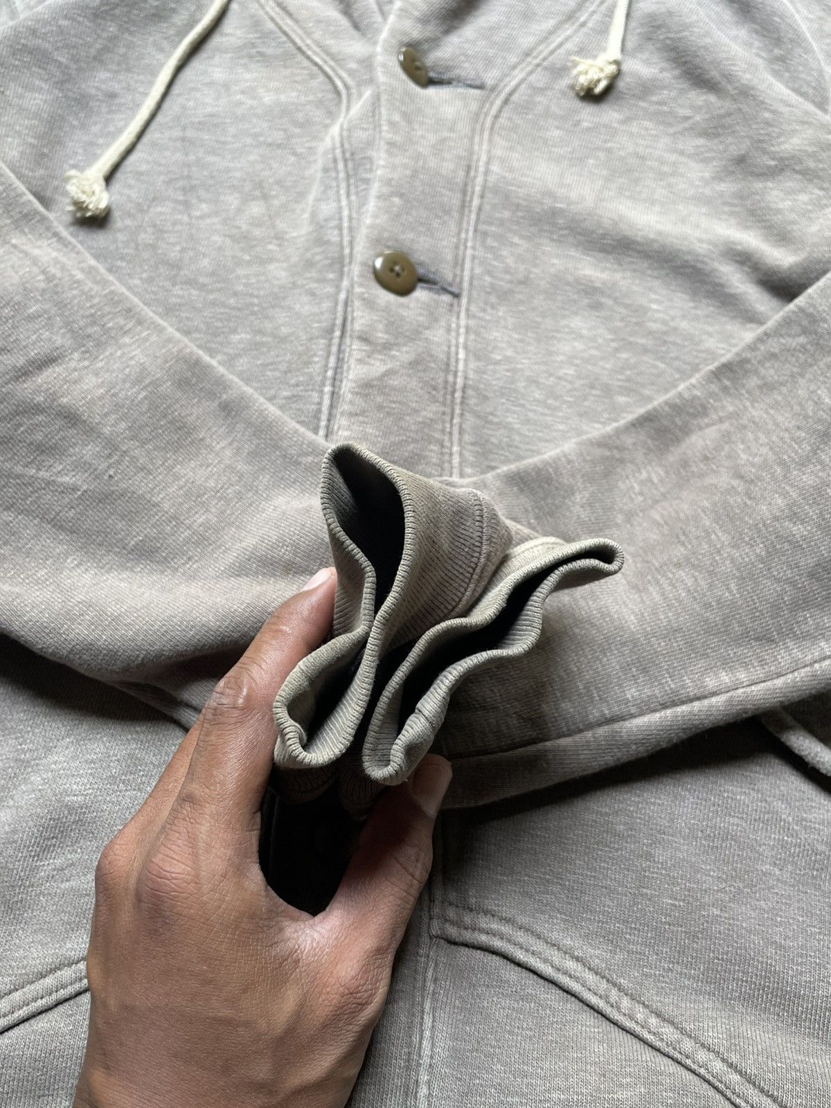 Kapital KAPITAL Button Front Hooded Cardigan Grey Size US XS / EU 42 / 0 - 10 Thumbnail