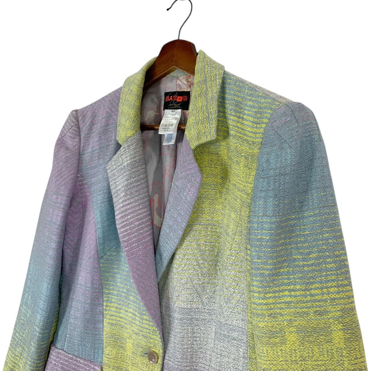 Christian Lacroix × Designer × Vintage Vintage Bazar Christian Lacroix Paris Blazer Coat Size US XS / EU 42 / 0 - 4 Thumbnail