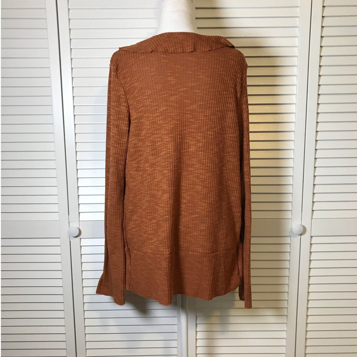 Towncraft Ragdoll Brown V-neck Long Sleeve Cardigan Sweater XL Size XL / US 12-14 / IT 48-50 - 2 Thumbnail
