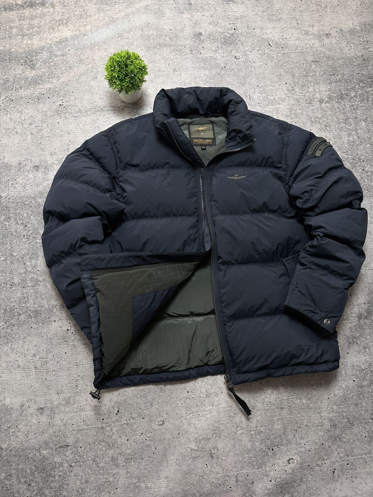 AERONAUTICA MILITARE Nylon Down Puffer FW 23/23 Jacket