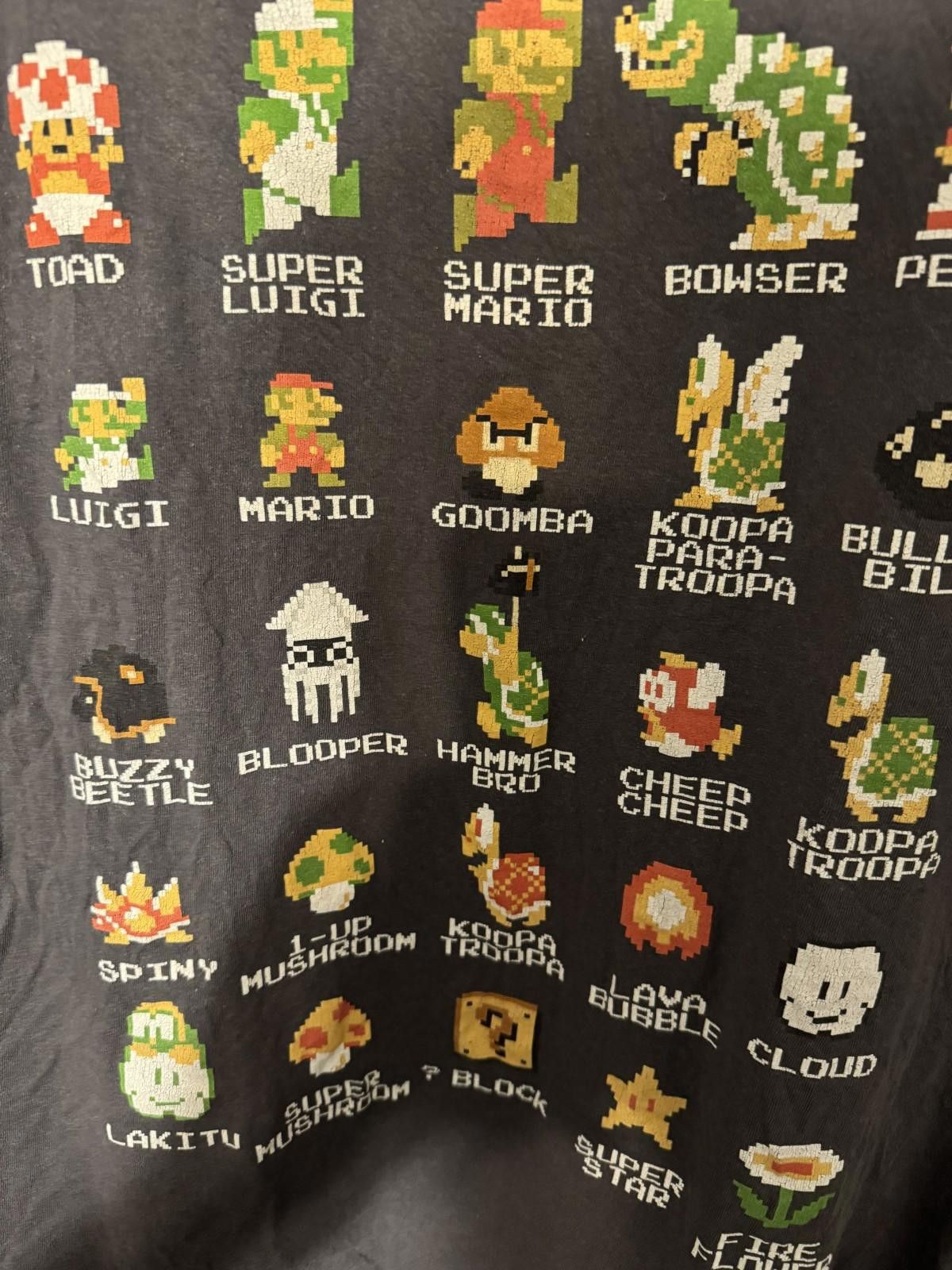 Marithe + Francois Girbaud Super Mario Brothers Characters T Shirt Men's Size Large (?) Size US L / EU 52-54 / 3 - 3 Thumbnail