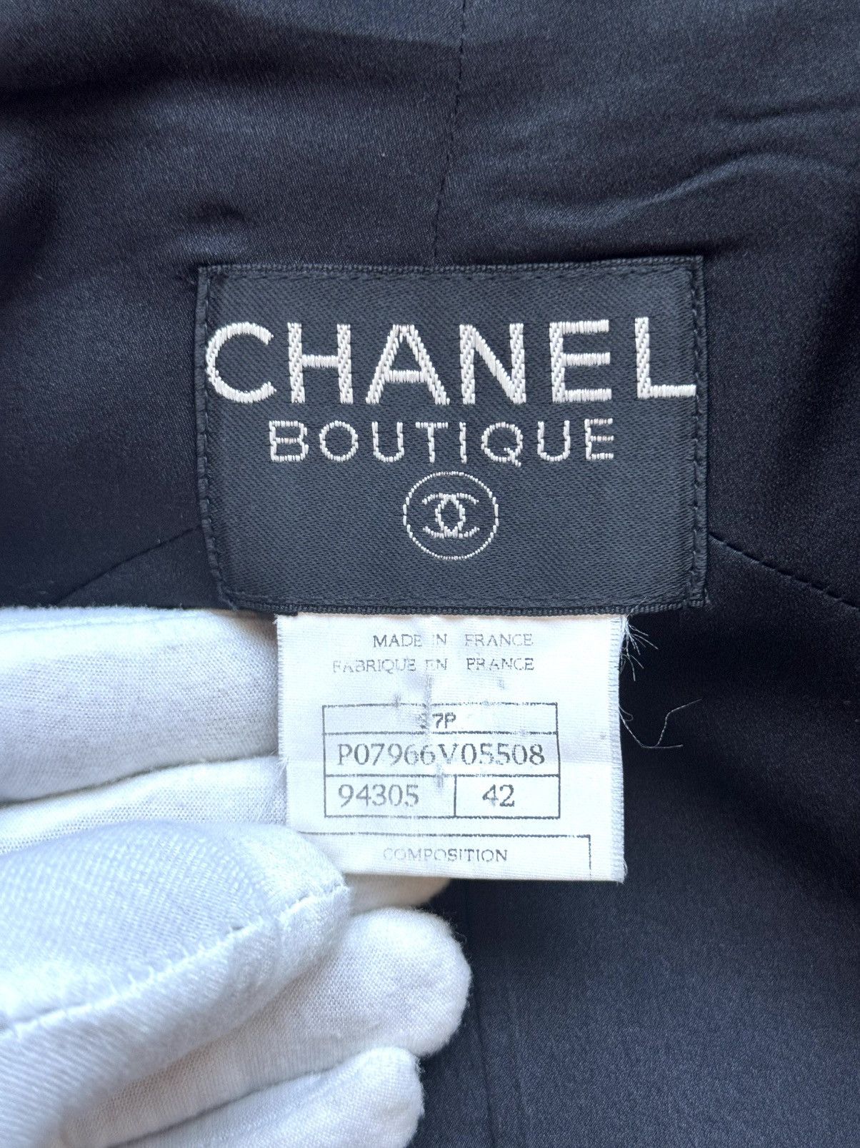 Chanel Vintage S/S ‘97 Chanel Runway blazer jacket screw buttons 42 Size M / US 6-8 / IT 42-44 - 5 Thumbnail