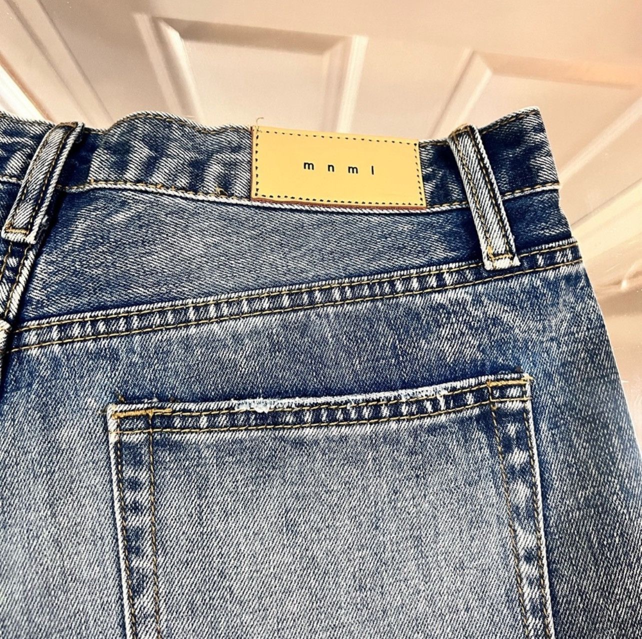 MNML MNML Flare Blue Denim Jeans Distressed Size US 32 / EU 48 - 7 Thumbnail