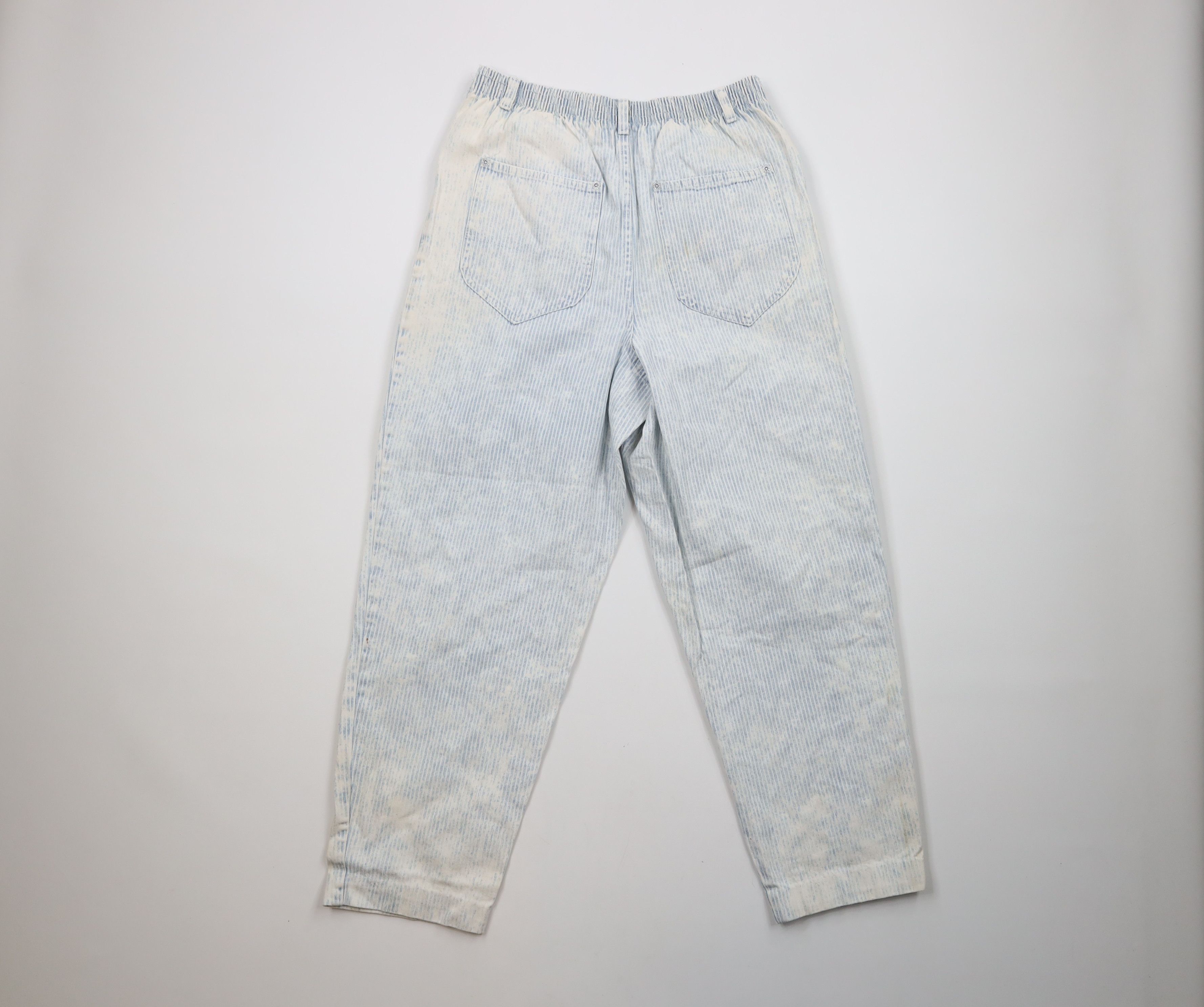 Vintage Vintage 70s Streetwear Striped Denim Jeans Blue USA Size 28" / US 6 / IT 42 - 8 Thumbnail