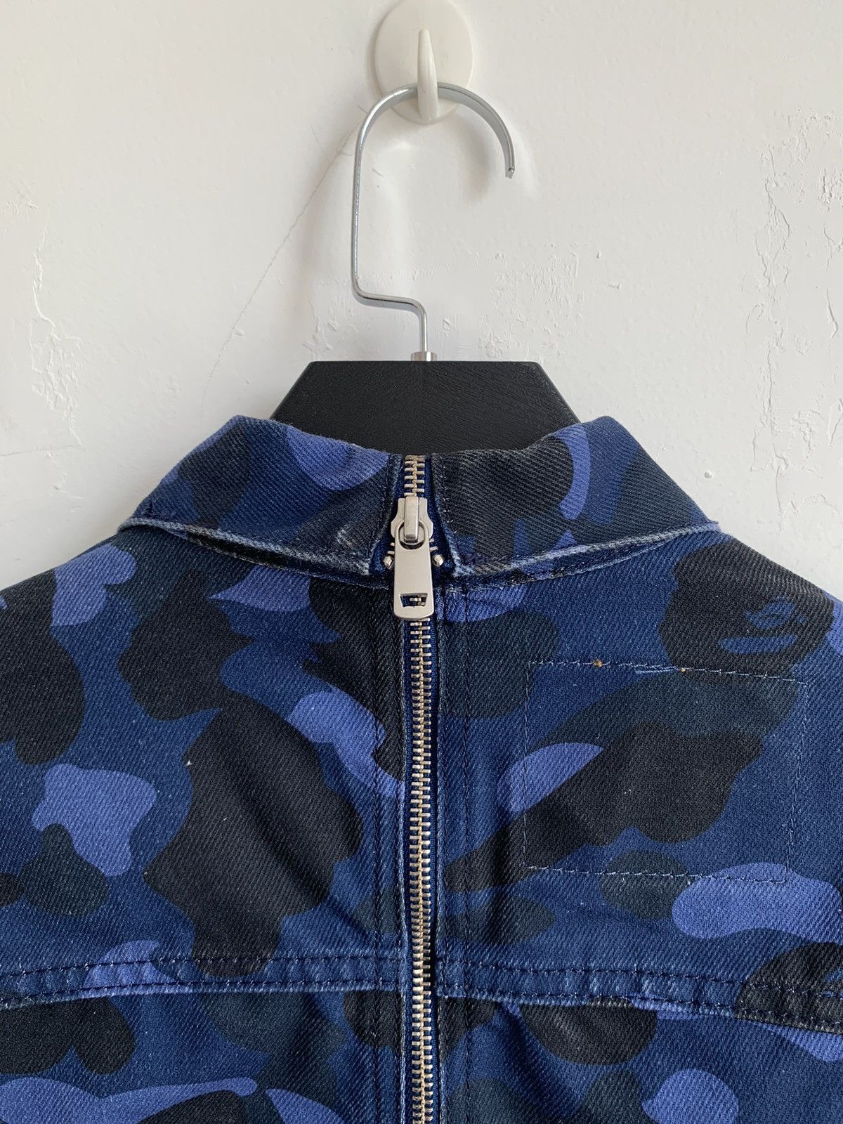 Bape Levis x Bape Blue Camo Trucker Jacket Size US XS / EU 42 / 0 - 18 Thumbnail