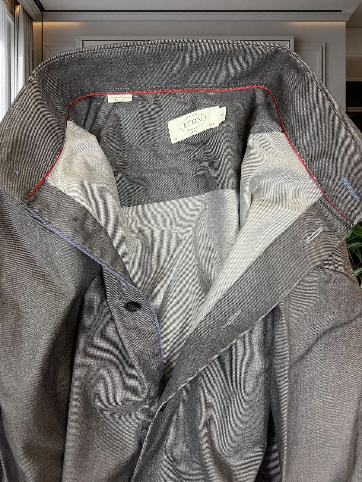 Eton Eton grey dress shirt size M Size US M / EU 48-50 / 2 - 5 Thumbnail