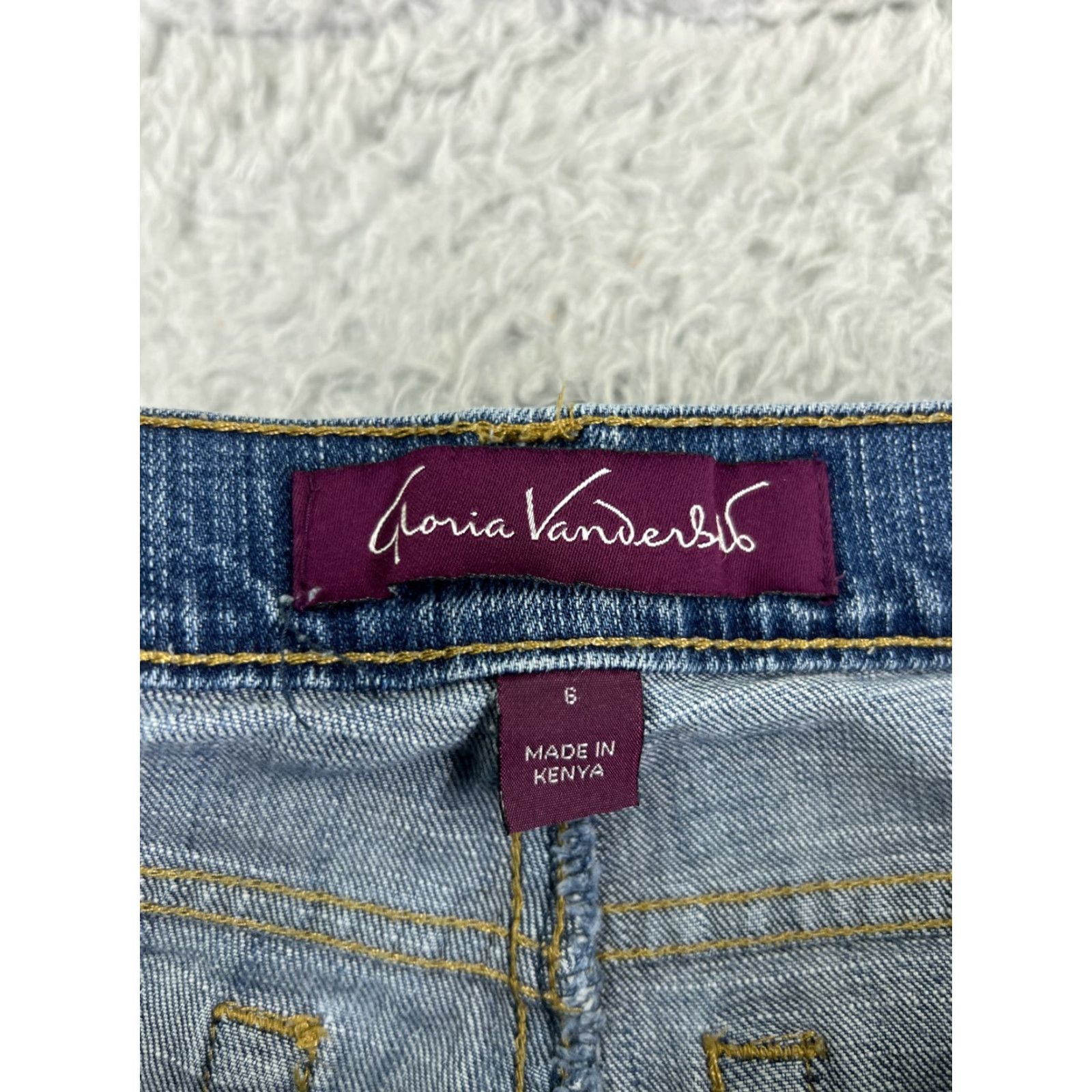 Gloria Vanderbilt Gloria Vanderbilt Jeans Womens 6 Blue Denim Bootcut Mid Rise Cotton 27x28 Size 28" / US 6 / IT 42 - 6 Thumbnail