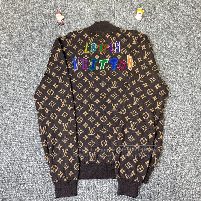 Louis Vuitton Louis Vuitton NBA Classic Brown Full Logo Knit Rib Tunic J Size US L / EU 52-54 / 3 - 2 Thumbnail