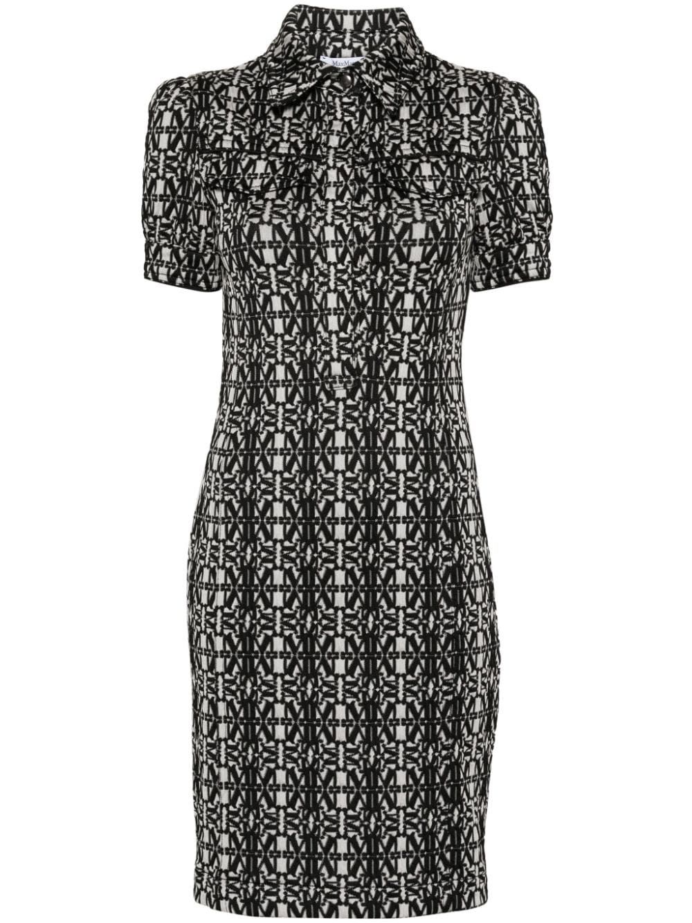 PRINTED MIDI DRESS
