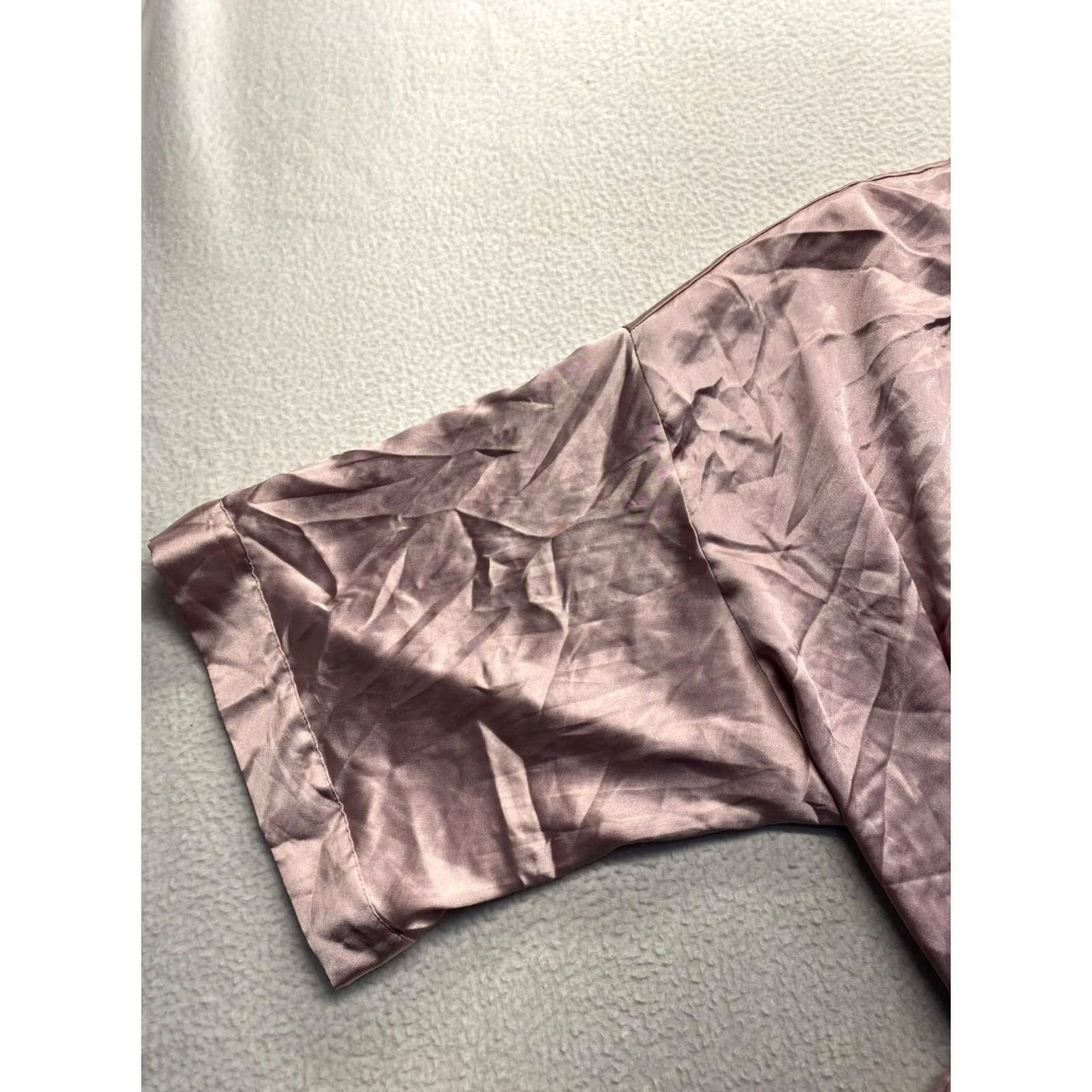 Victoria's Secret Victorias Secret Womens Satin Kimono Robe M/L Light Pink #7104 Size ONE SIZE - 3 Thumbnail