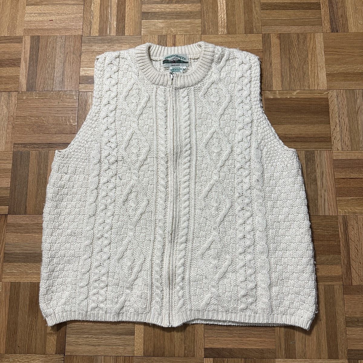 Aran Crafts Vintage Aran Crafts Merino wool sweater vest Size US M / EU 48-50 / 2 - 1 Thumbnail