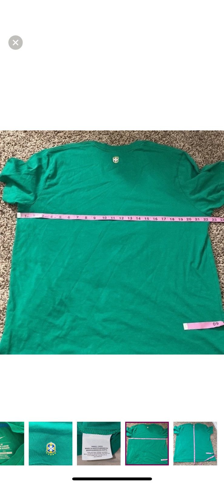 Nike Nike XXL Brazil World Cup tee Size US XXL / EU 58 / 5 - 4 Thumbnail