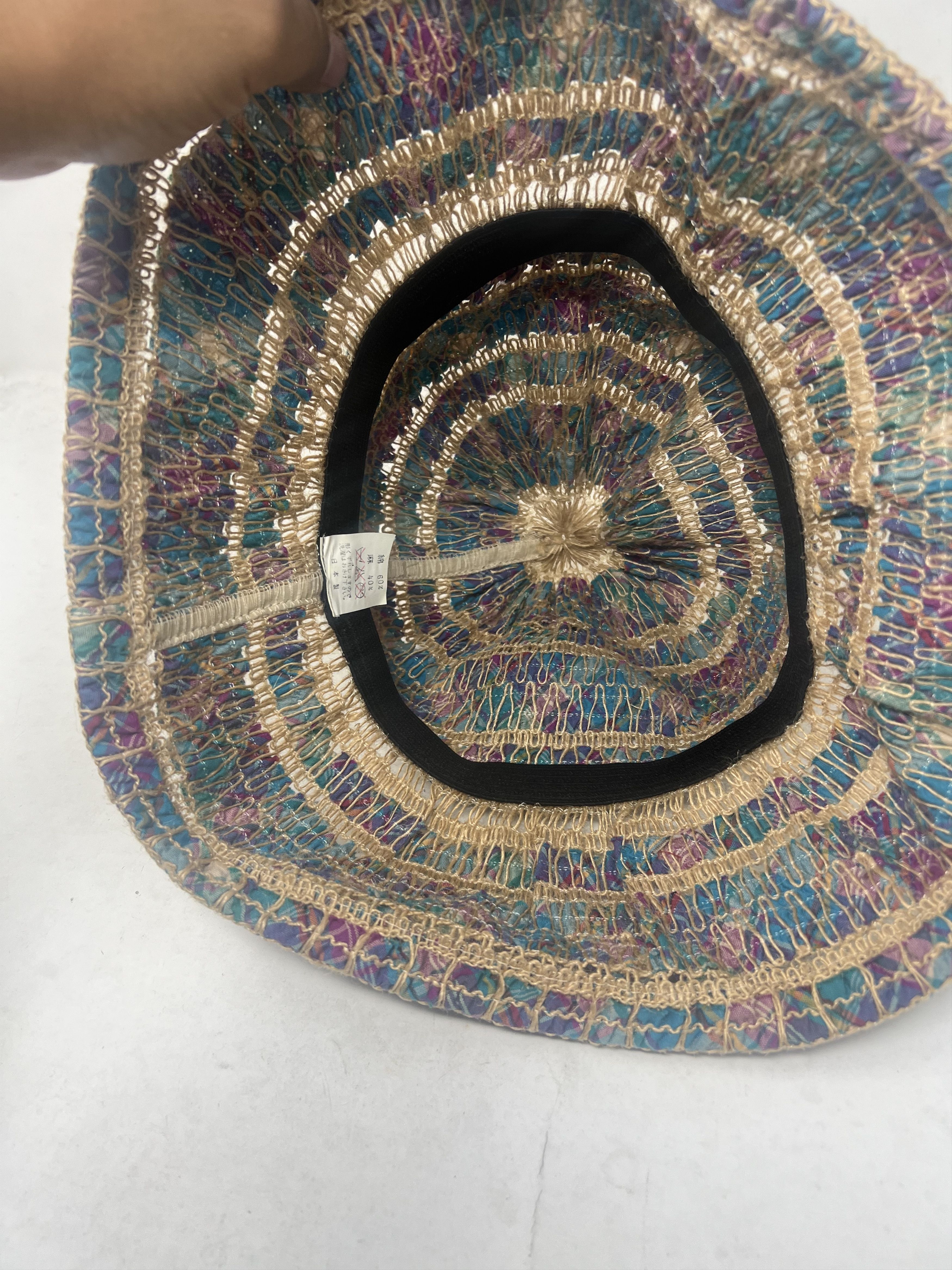 Seditionaries Crochet Hemp Sun Hat Japan Bucket Size ONE SIZE - 8 Thumbnail