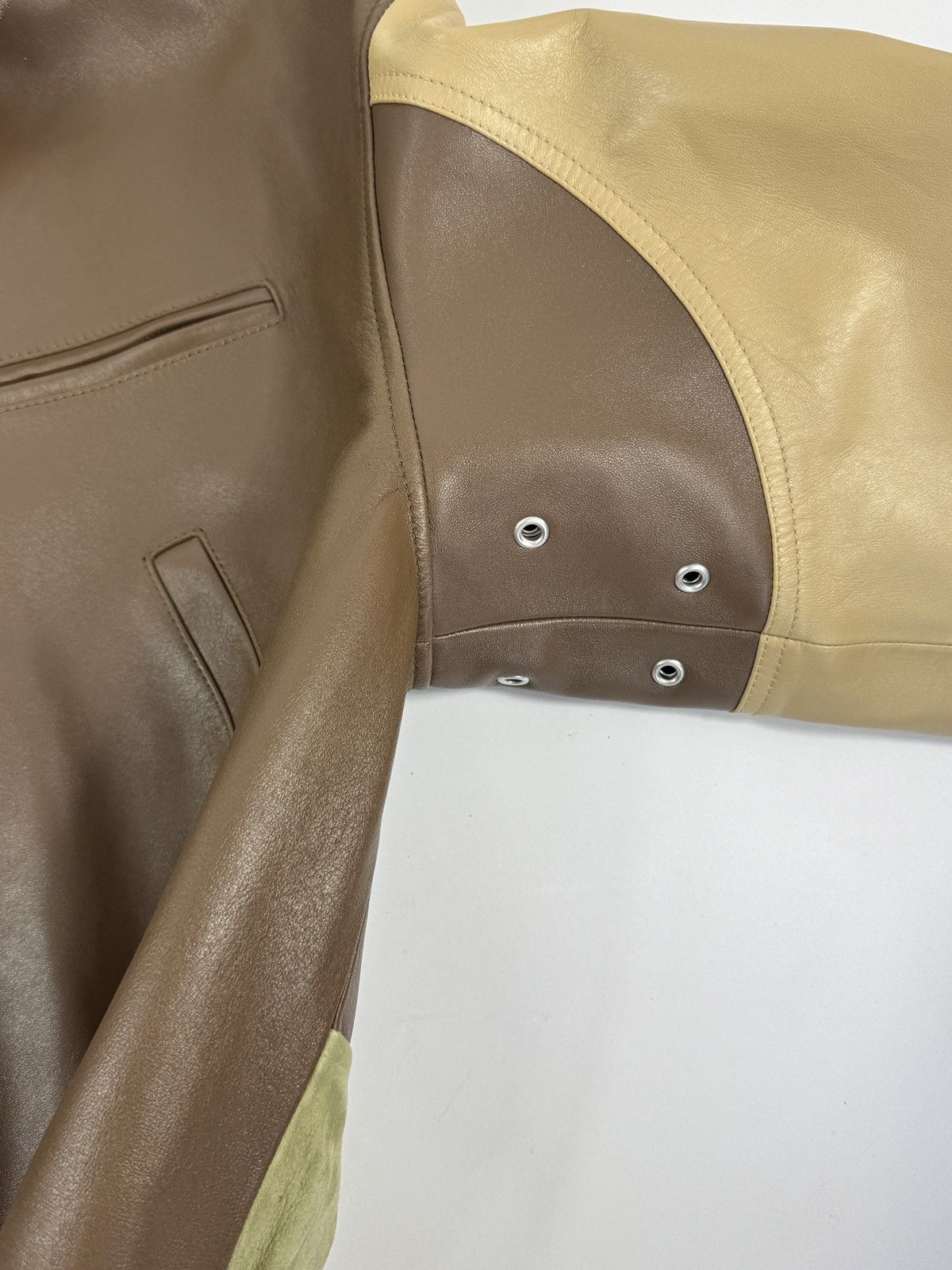 Bottega Veneta SOFT LEATHER JACKET WITH SHERLING REMOVABLE COLLAR Size US XL / EU 56 / 4 - 5 Thumbnail