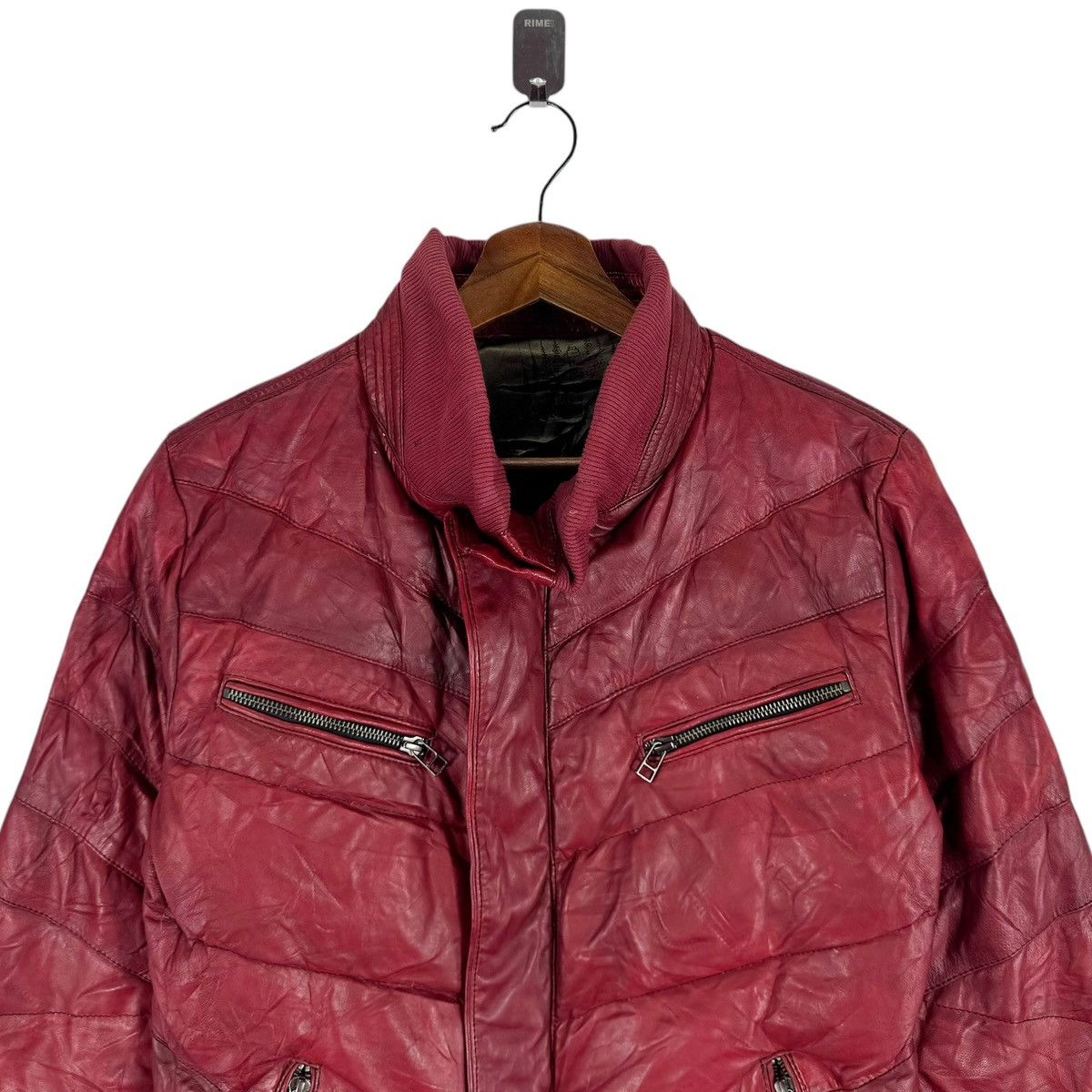14th Addiction × If Six Was Nine × KMRii 🔥🔥 VINTAGE 14TH ADDICTION SHEEPSKIN PUFFER LEATHER JACKET Size US S / EU 44-46 / 1 - 4 Thumbnail