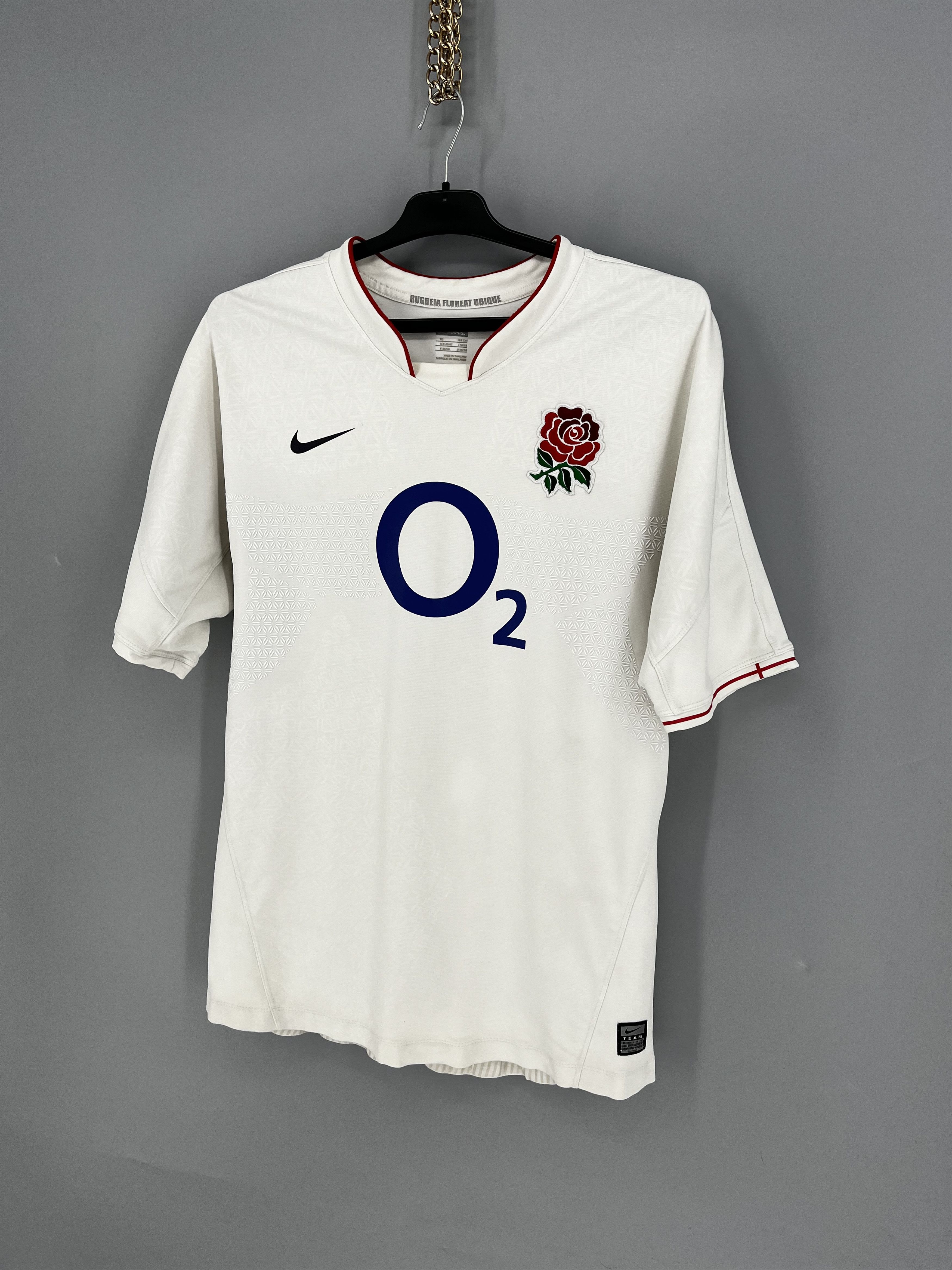 Nike Nike England 2009/2010 Floreat Ubique Home Jersey T Shirt Size US XL / EU 56 / 4 - 3 Thumbnail