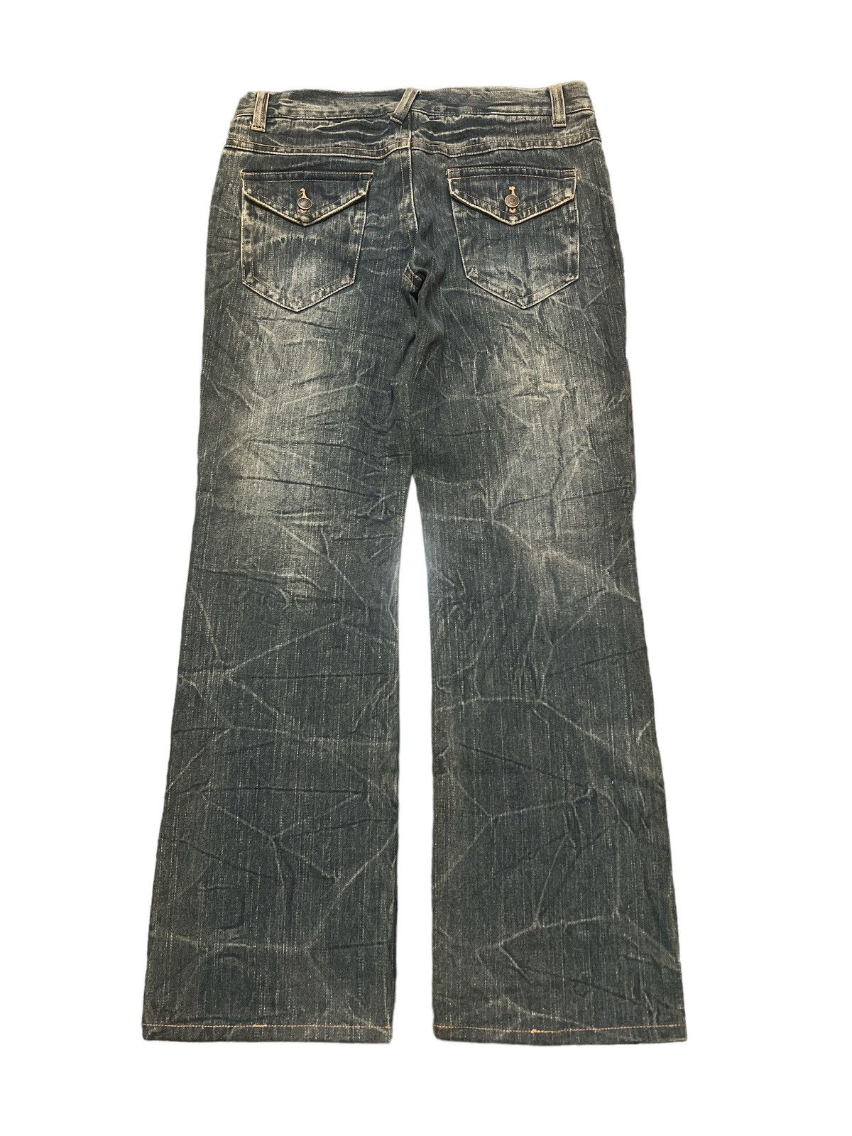 Japanese Brand UNKNOW DISTRESSED DENIM PANT Size US 30 / EU 46 - 8 Thumbnail