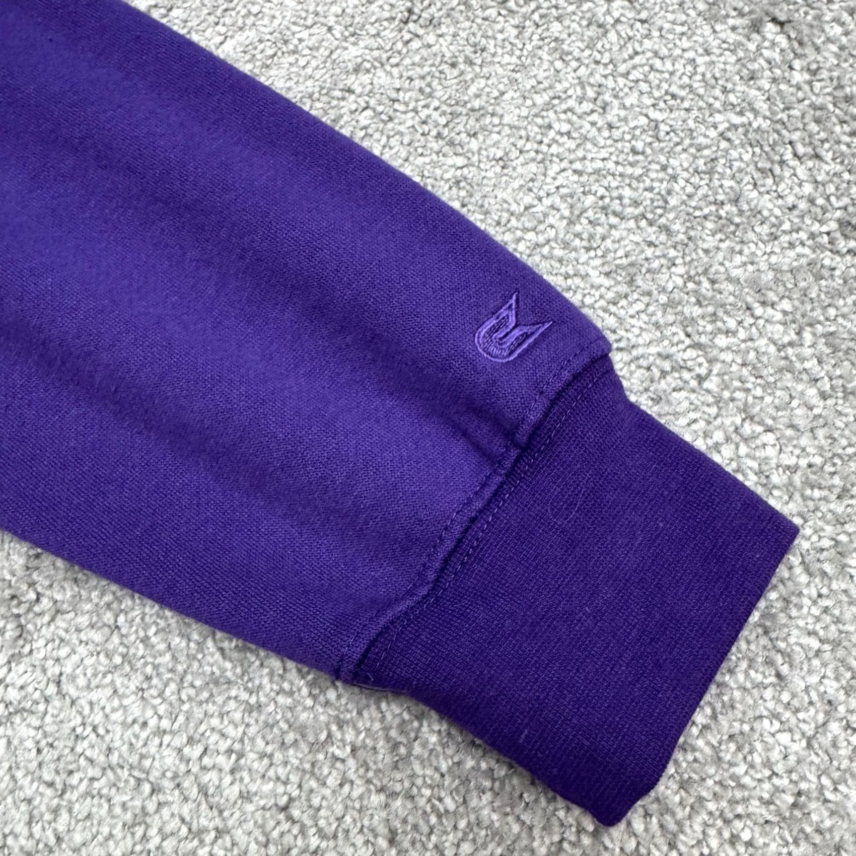Vintage Colosseum Purple 1/4 Zip Pullover Sweatshirt Mens L NWT Collegiate, Outdoor, Sports, Mock Neck, Fleece, Zip, Logo, Long Sleeve, Regular Fit Size US L / EU 52-54 / 3 - 4 Thumbnail