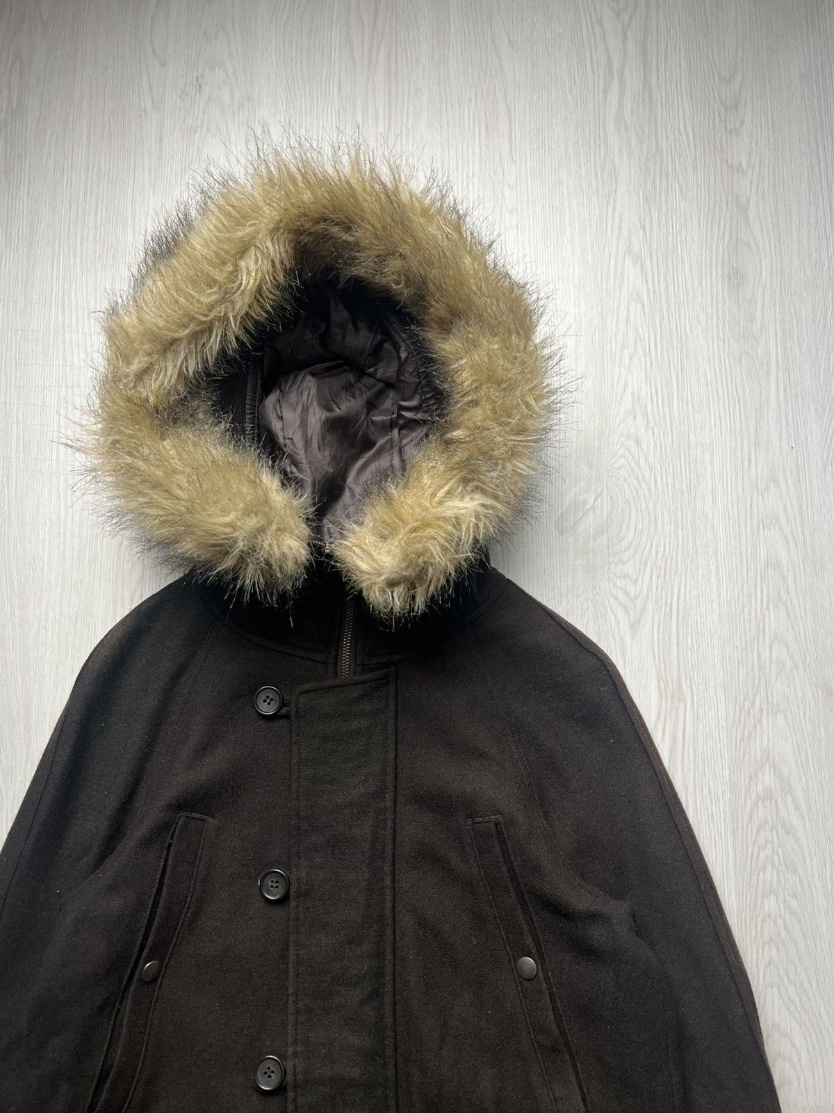 Le Grande Bleu (L.G.B.) Japanese Brand Fur Hoodie LGB If Six Was Nine Style Size US M / EU 48-50 / 2 - 2 Thumbnail