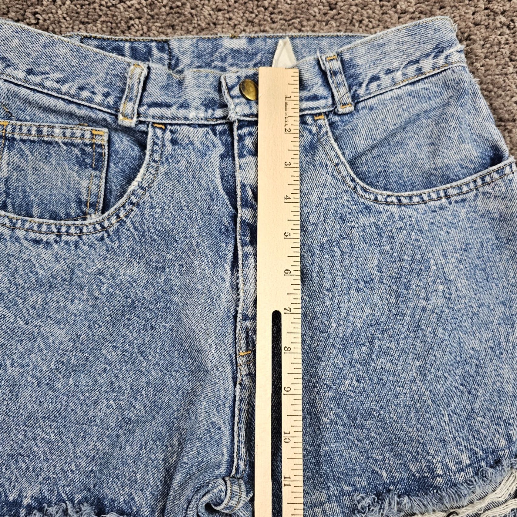 Vintage VINTAGE Kozmic Bluez High Rise Distressed Tapered Jeans Womens 29x28 Blue 90s Size 29" - 5 Thumbnail