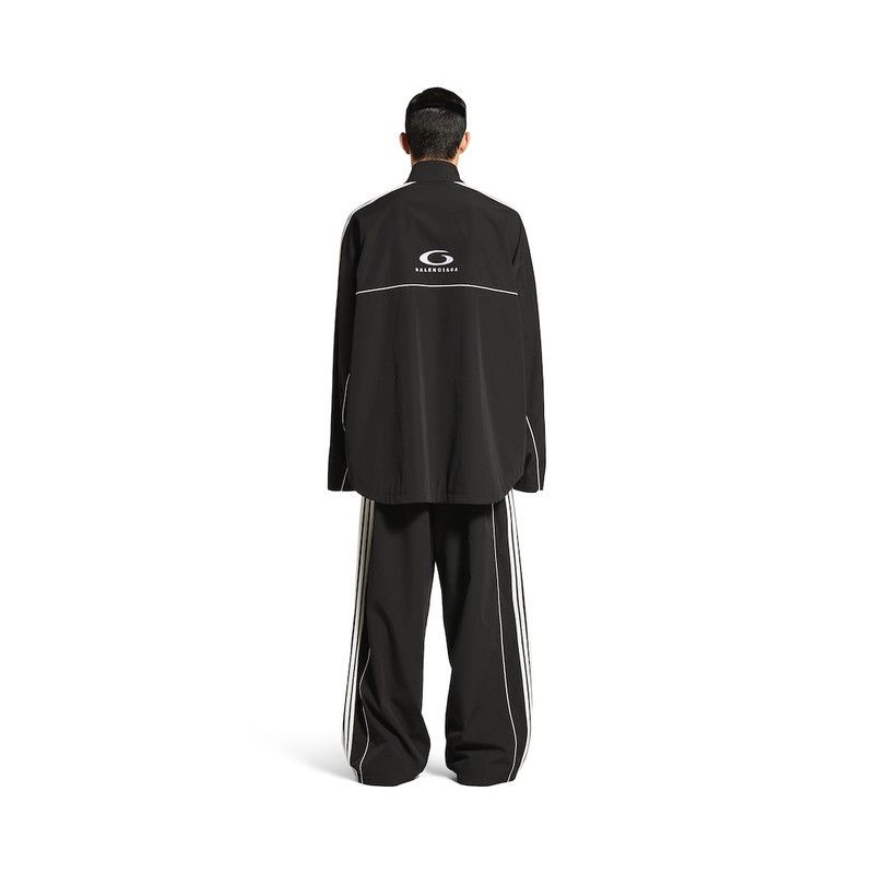 Balenciaga o1tr1nto0526 Large Tracksuit Jacket in Black/White Size US M / EU 48-50 / 2 - 4 Thumbnail