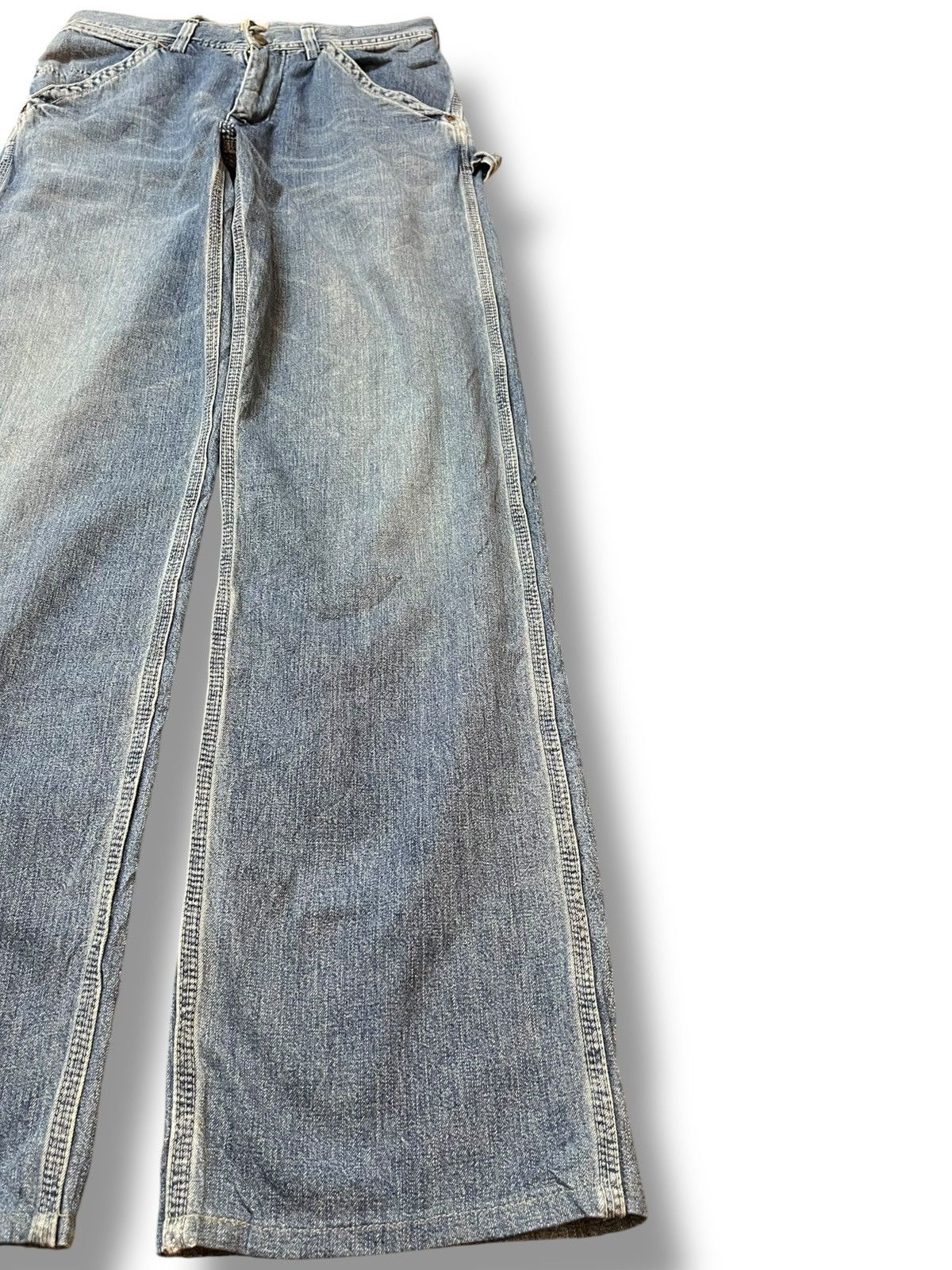 1017 ALYX 9SM Vintage 101 By Edwin Baggy Cargo Carpenter Denim Size US 29 - 4 Thumbnail