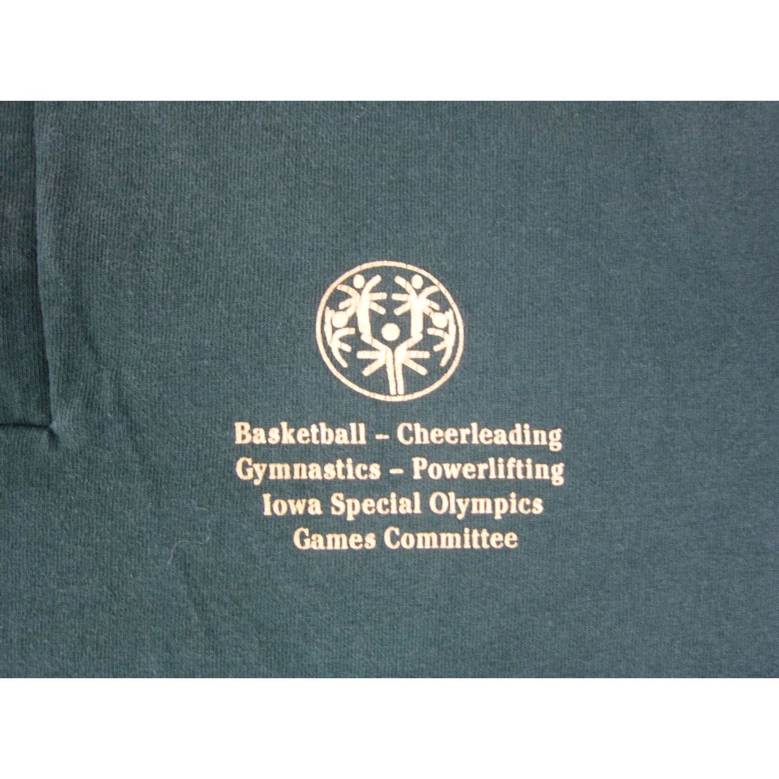 Vintage VINTAGE Special Olympics Iowa Shirt Adult XL Green Single Stitch Size US XL / EU 56 / 4 - 3 Thumbnail