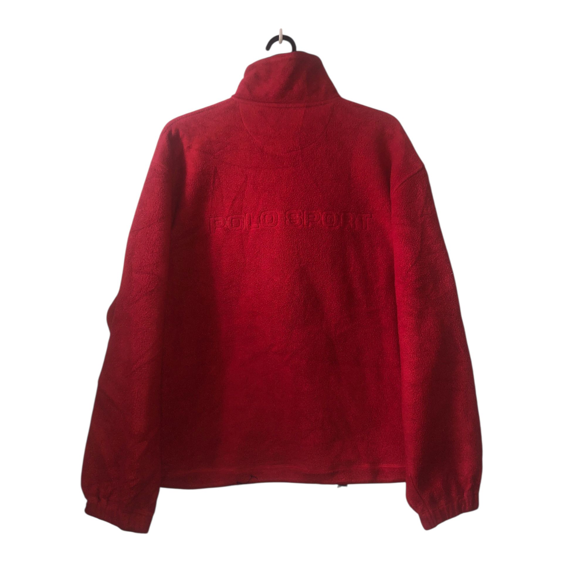 Polo Ralph Lauren 🔥Y2K POLO SPORT RALPH LAUREN Zipper Fleece Jacket Big Logo Size US L / EU 52-54 / 3 - 2 Thumbnail