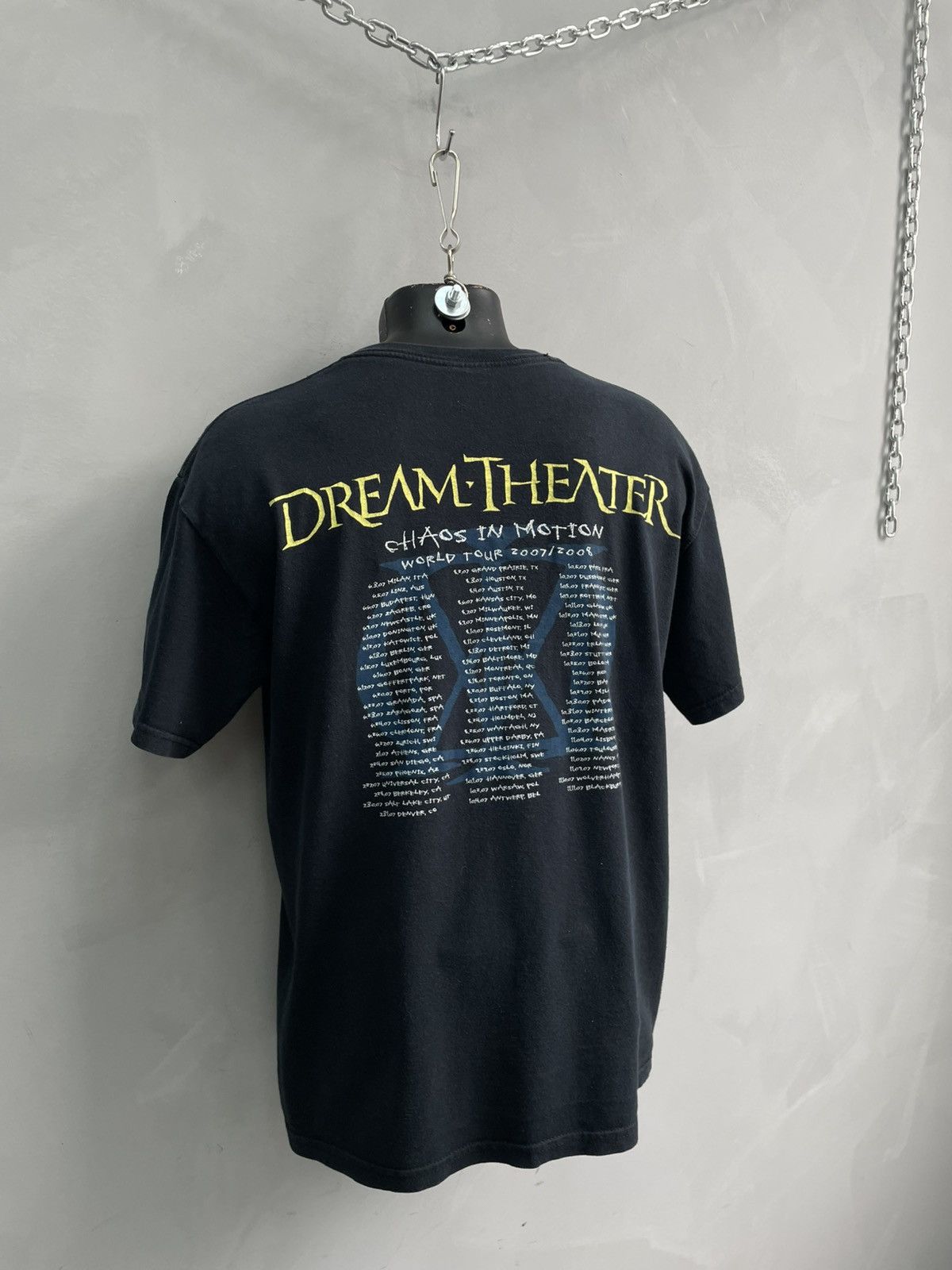 Gildan Band tees Dream Theater tour 2000s t shirt rock punk Size US M / EU 48-50 / 2 - 7 Thumbnail