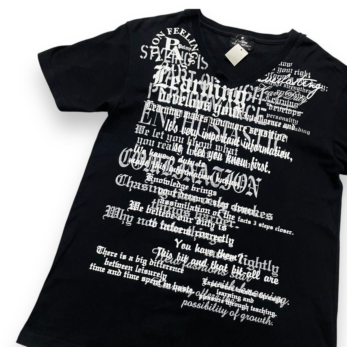 If Six Was Nine Original Tshirt Y2K Cottins Poem Design LGB Size US S / EU 44-46 / 1 - 2 Thumbnail