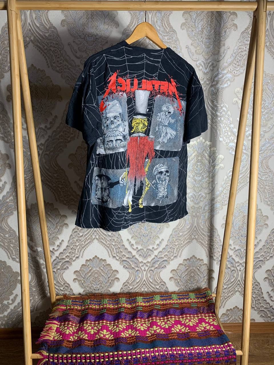 Band Tees Vintage Brockum Metallica 1992 3D Printed Rock T-shirt Retro Size US XL / EU 56 / 4 - 12 Thumbnail