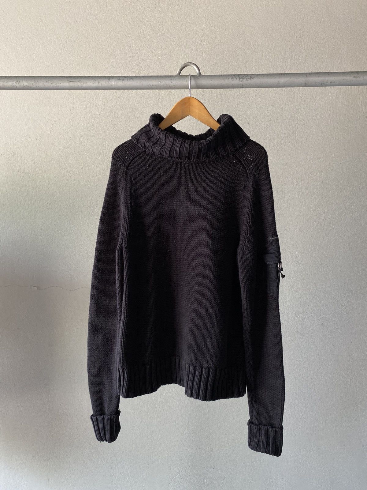 Calvin Klein Calvin Klein Jeans Black Knit Turtleneck Sweater Size US S / EU 44-46 / 1 - 1 Thumbnail