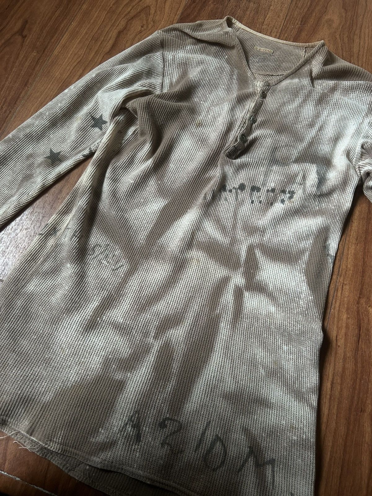 Kapital Vintage Kapital Thermal Long Sleeve Faded Distressed Size US L / EU 52-54 / 3 - 4 Thumbnail