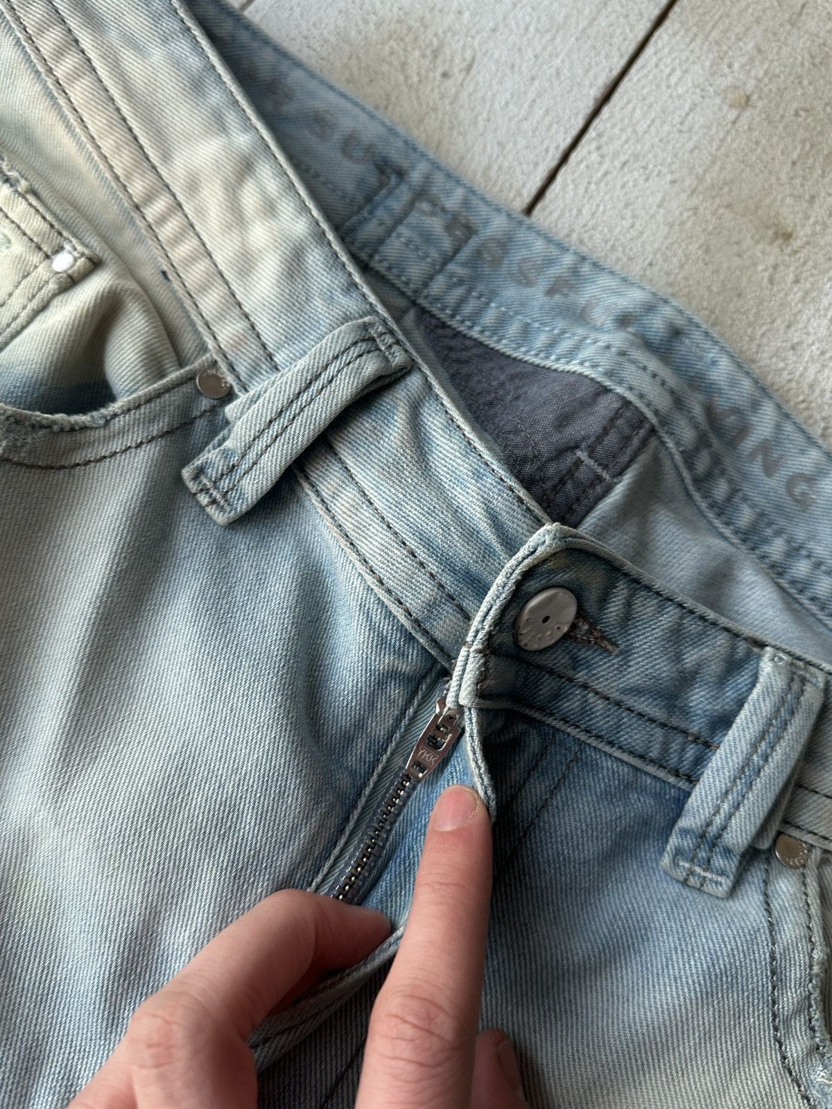 Diesel 🚨 RARE DIESEL MEN DENIM JEANS AVANT GARDE IFSIXWASNINE Y2K Size US 34 / EU 50 - 6 Thumbnail