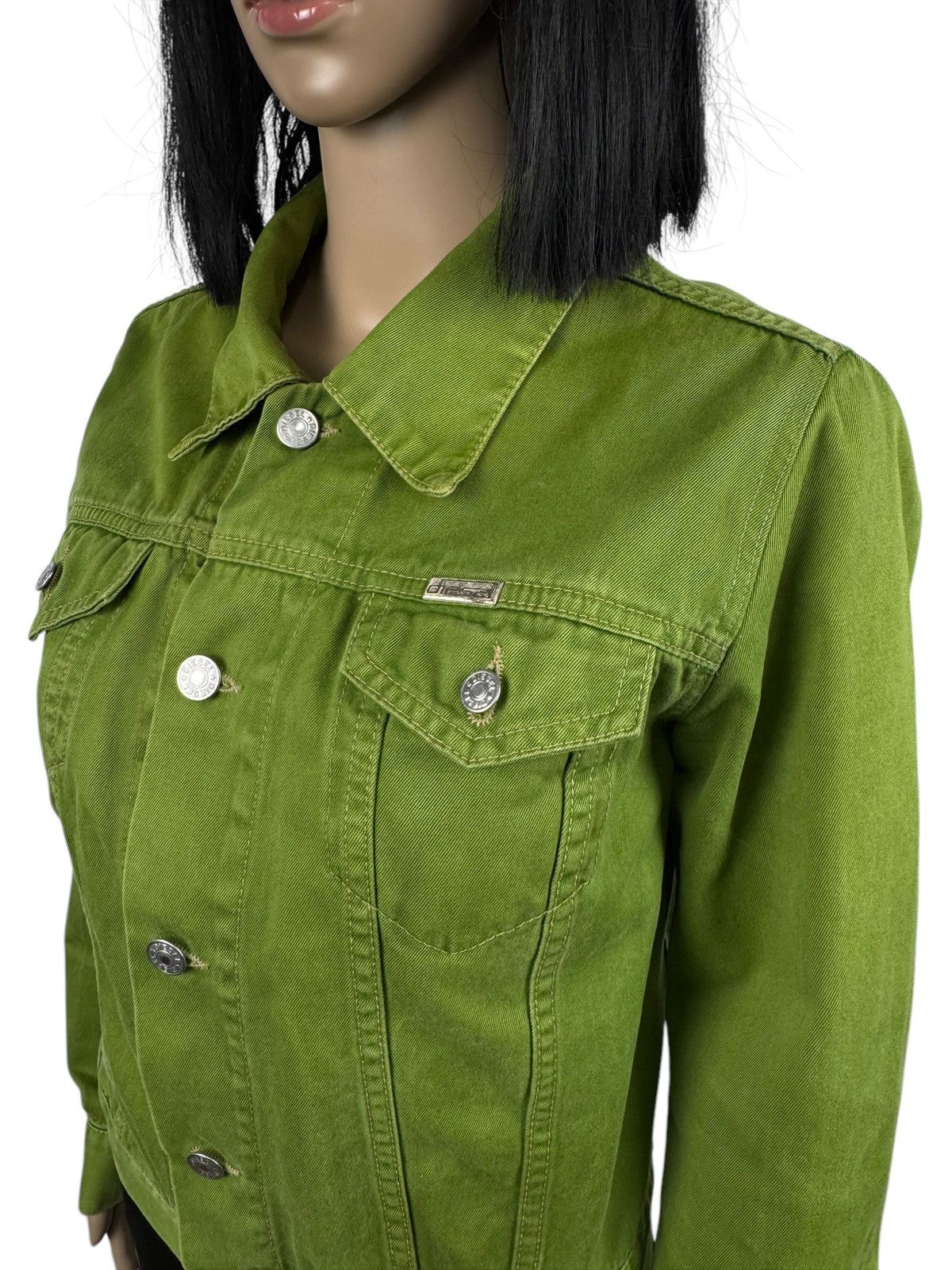 Diesel × Vintage Diesel Vintage Denim Trucker Jacket size child XL womens S Size S / US 4 / IT 40 - 5 Thumbnail