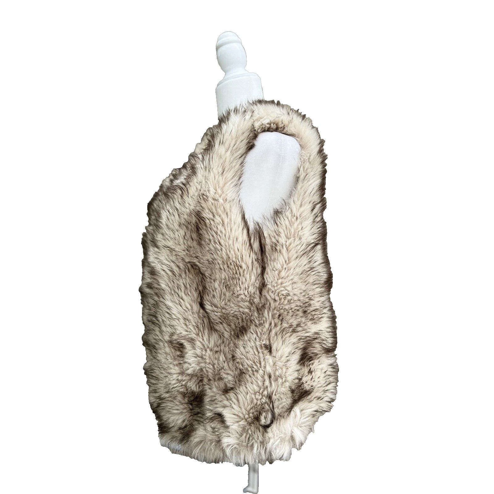 BB Dakota BB Dakota Women's Vest Faux Fur Sleeveless Jacket A000222 Size M / US 6-8 / IT 42-44 - 2 Thumbnail