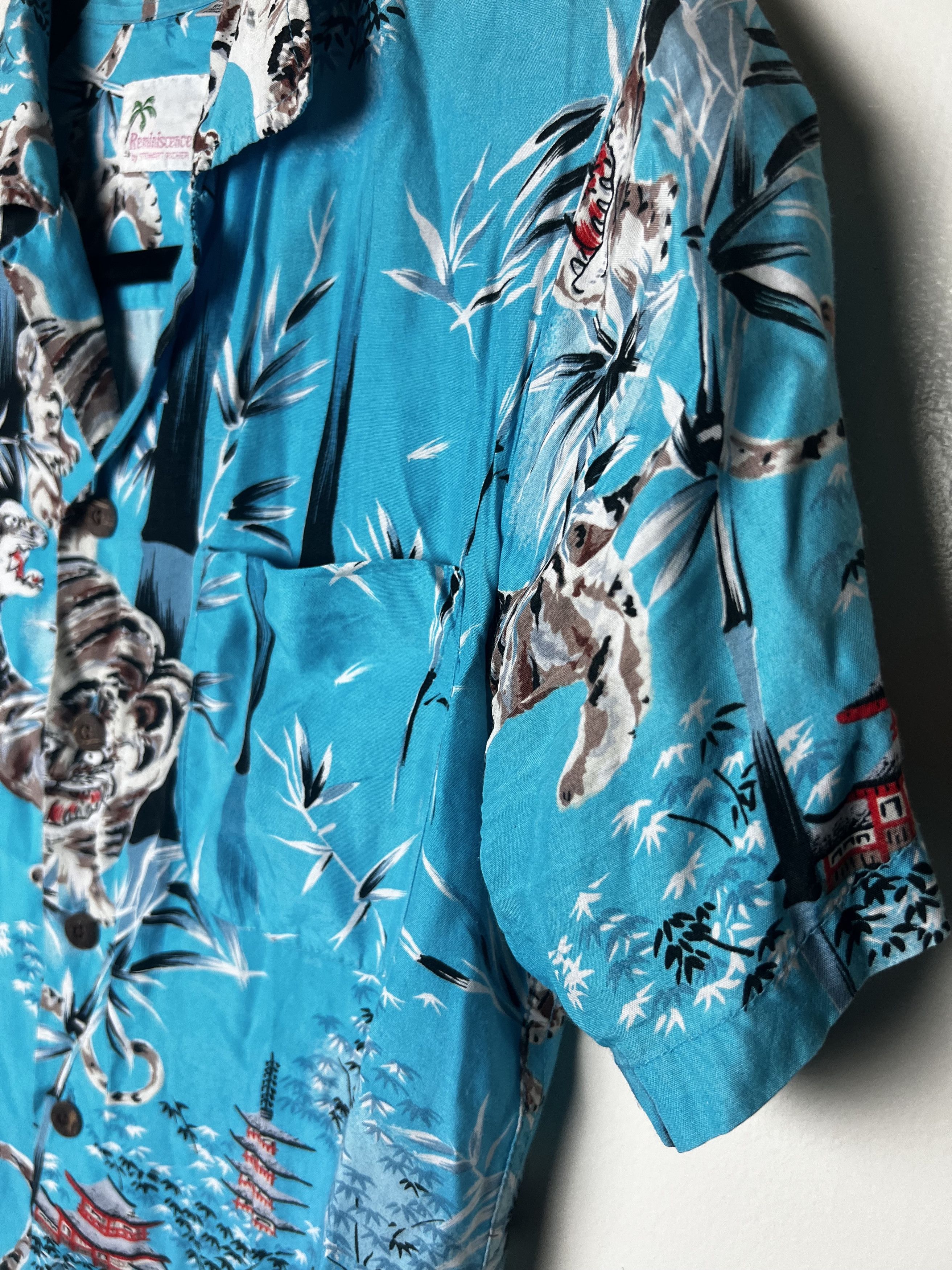 Vintage Vintage Reminiscence by Stewart Richer Hawaiian Style Shirt Size US S / EU 44-46 / 1 - 5 Thumbnail