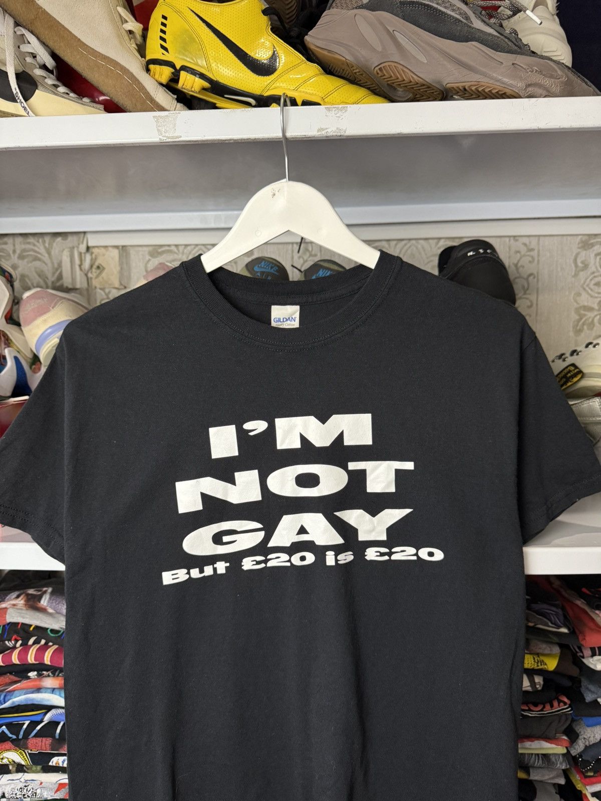 Other Vintage Humor T Shirt “ I’m not Gay Bat 20€ is 20€ “ Size US M / EU 48-50 / 2 - 15 Thumbnail
