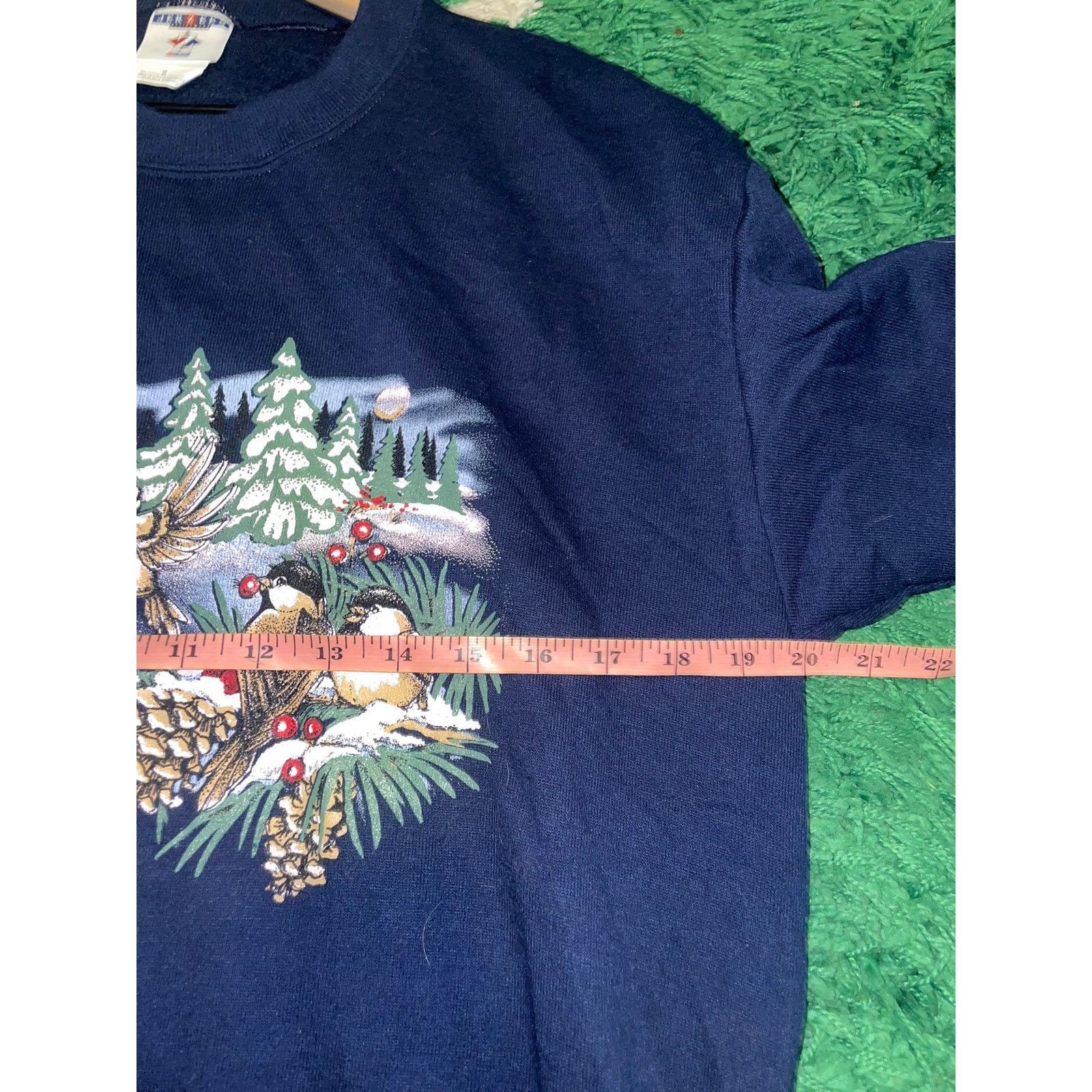 Jerzees Vintage Wyoming Sweatshirt Snow Crewneck Winter VTG 90s M Size US M / EU 48-50 / 2 - 7 Thumbnail