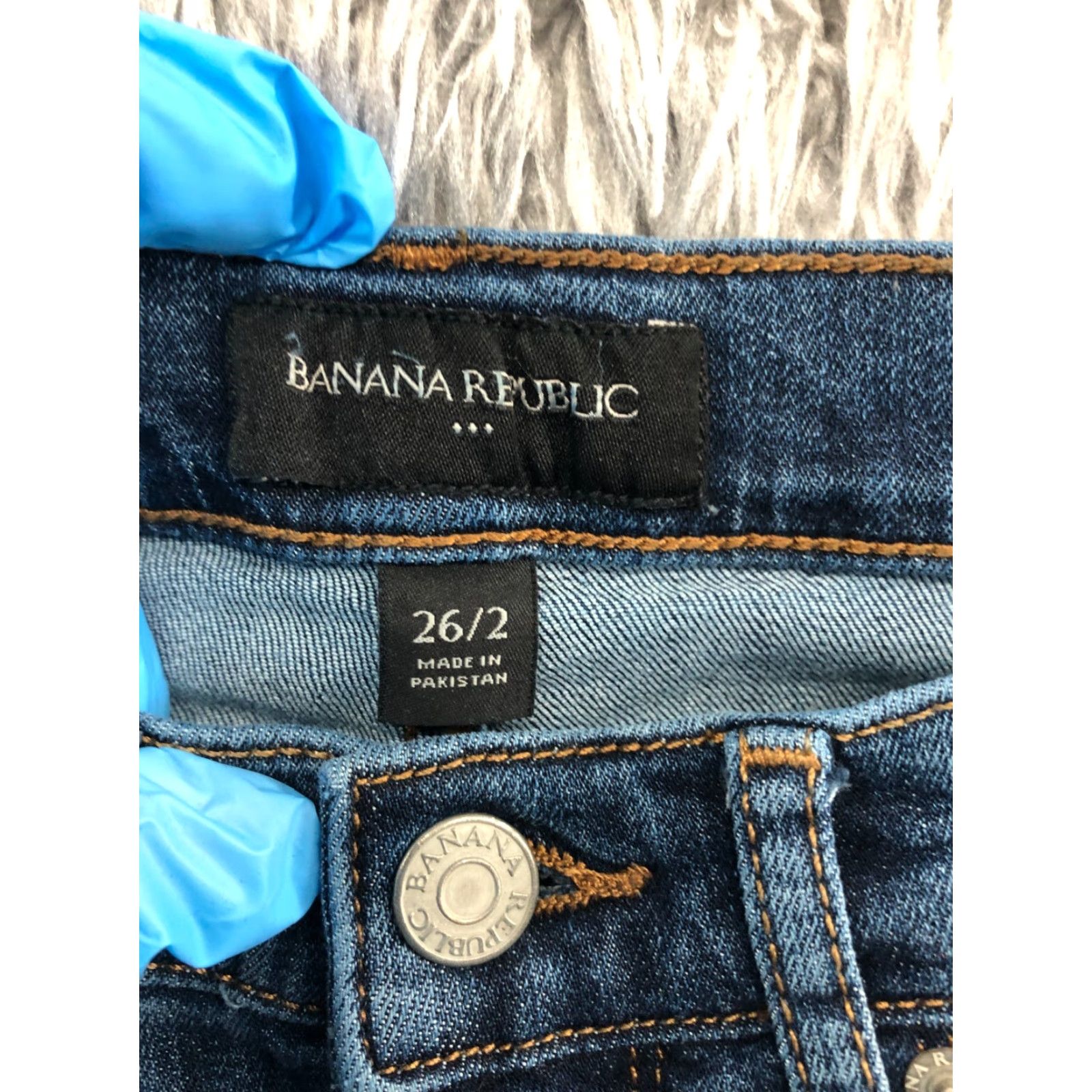 Banana Republic Banana Republic Bermuda Shorts Womens Size 2 Mid Rise Medium Wash Blue Size 26" / US 2 / IT 38 - 7 Thumbnail