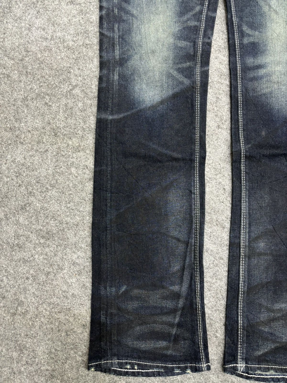Seditionaries 💥Crazy Fades💥Archival Artisanal FUGA Skinny Fit Denim F570 Size US 31 - 9 Thumbnail