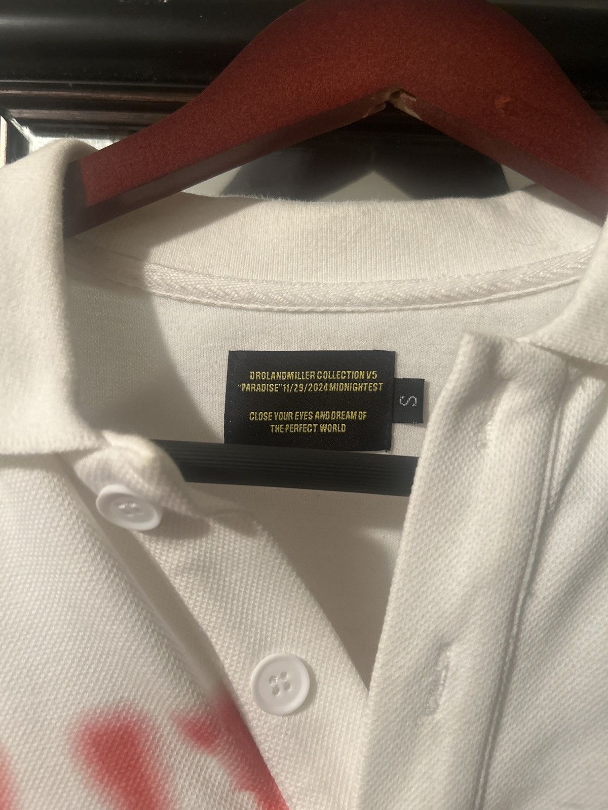 Droland Miller Drolandmiler v5 collection “RED KILLS POLO” Size US S / EU 44-46 / 1 - 2 Thumbnail